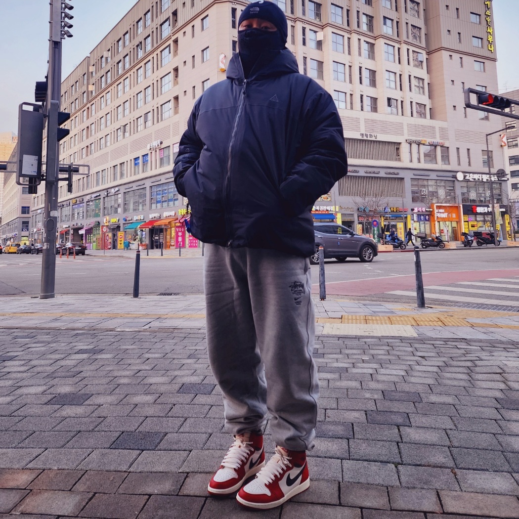 Supreme x The North Face RTG Balaclava Black - 19SS, Nike ACG 4th Horseman Puffer Jacket Black Anthracite - US/EU 착용 스타일 - 1
