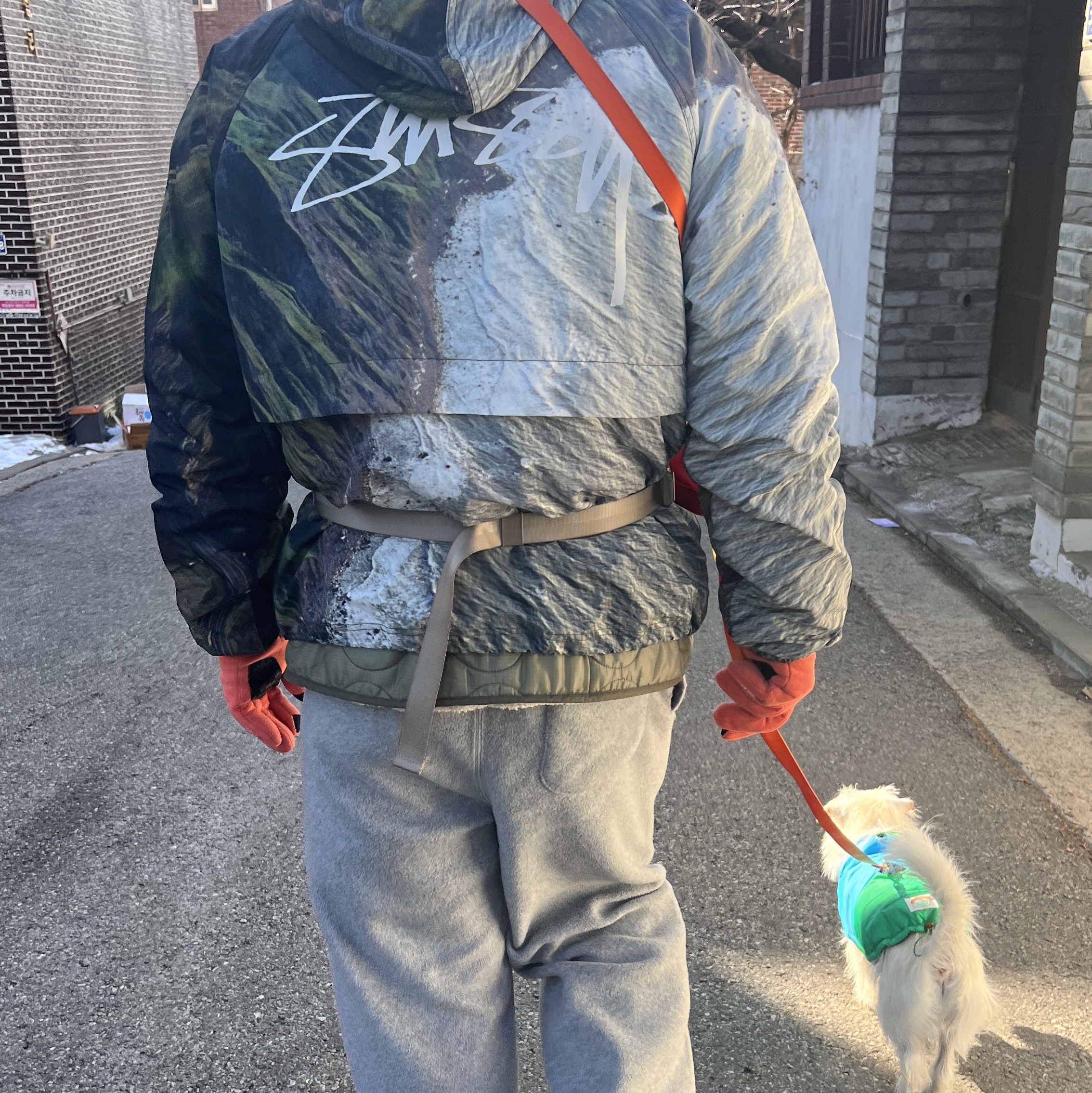 Stussy Coastline Beach Shell Jacket Multi, Salomon XT-6 Black Evening Primrose 착용 스타일 - 1