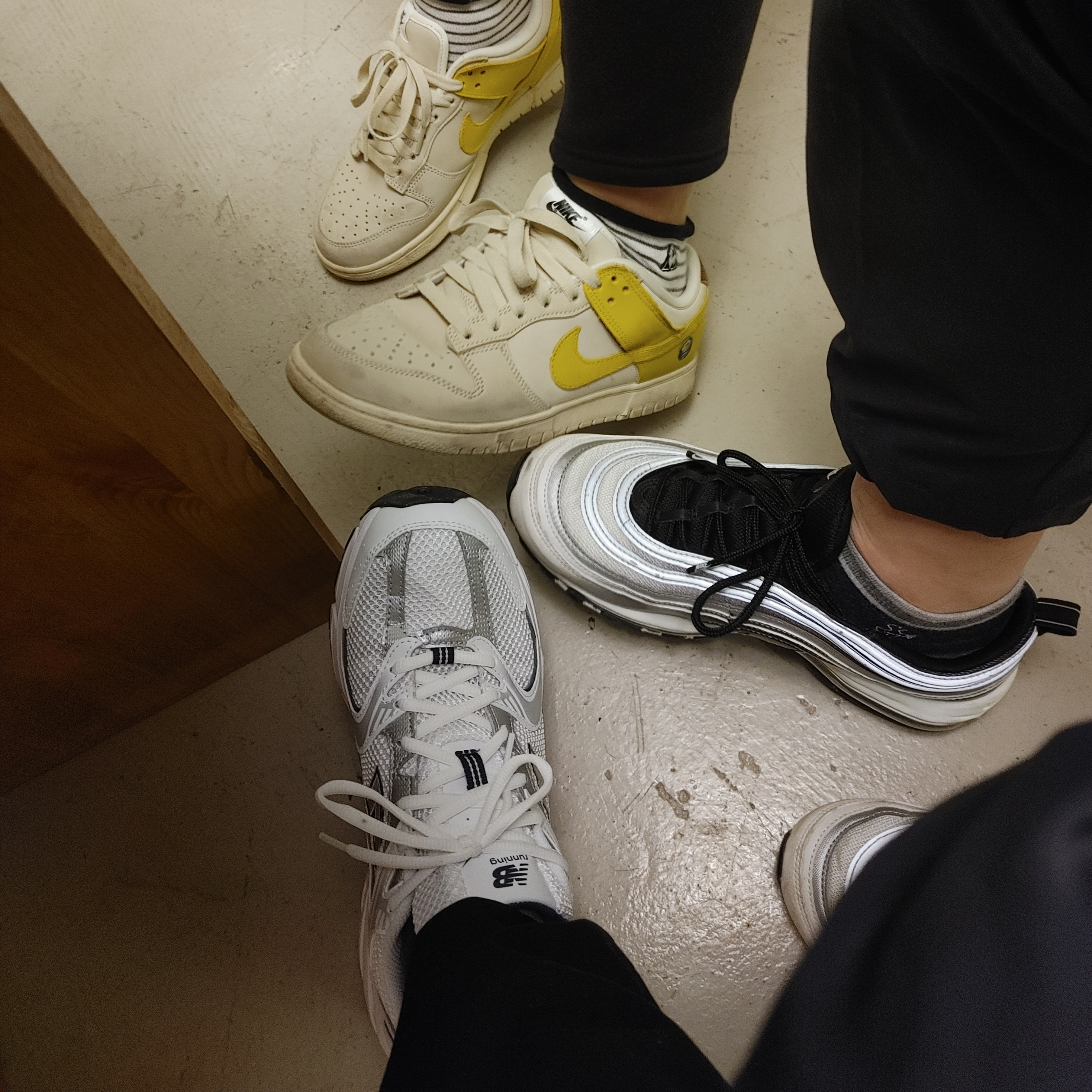 New Balance 530 White 착용 스타일