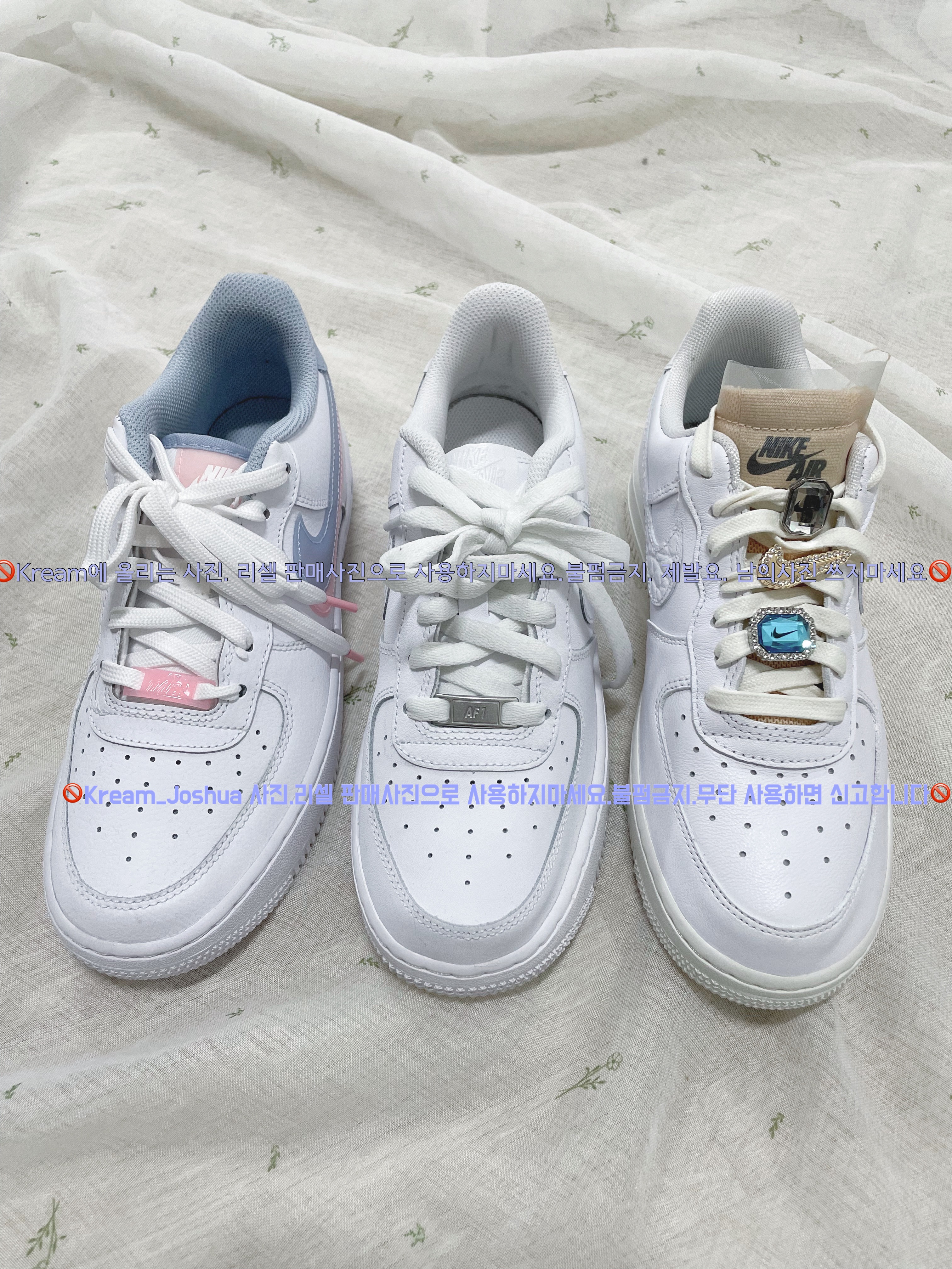 (GS) Nike Air Force 1 LV8 Double Swoosh, Nike Air Force 1 '07 Low White 착용 스타일 - 1