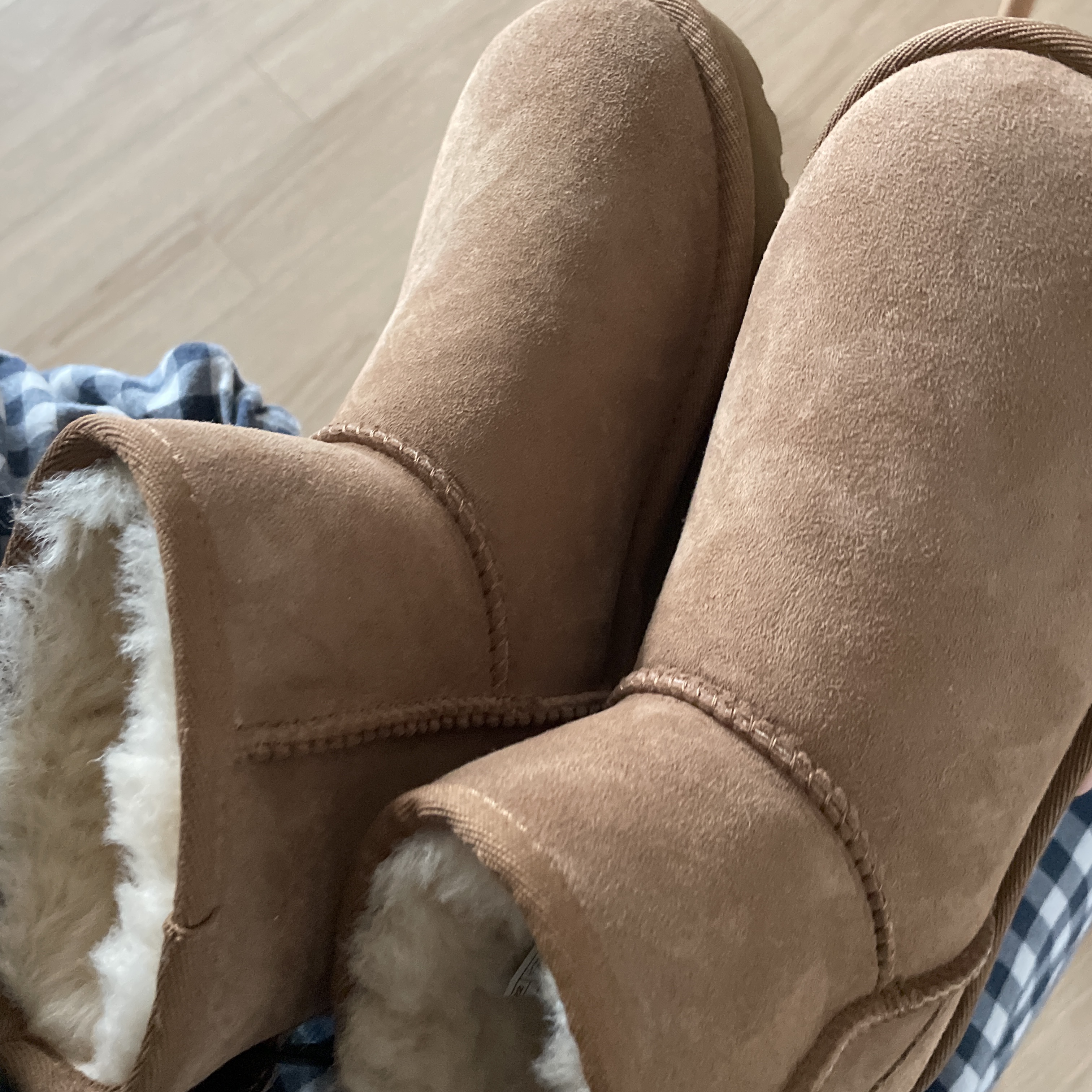 (W) UGG Classic Mini II Boots Chestnut 착용 스타일