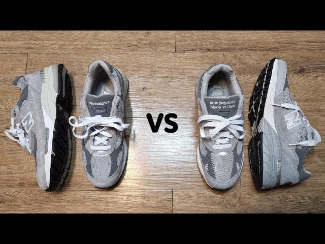 New Balance 993 Made in USA Grey - D Standard, New Balance 992 Made in USA Grey - D Standard 착용 스타일
