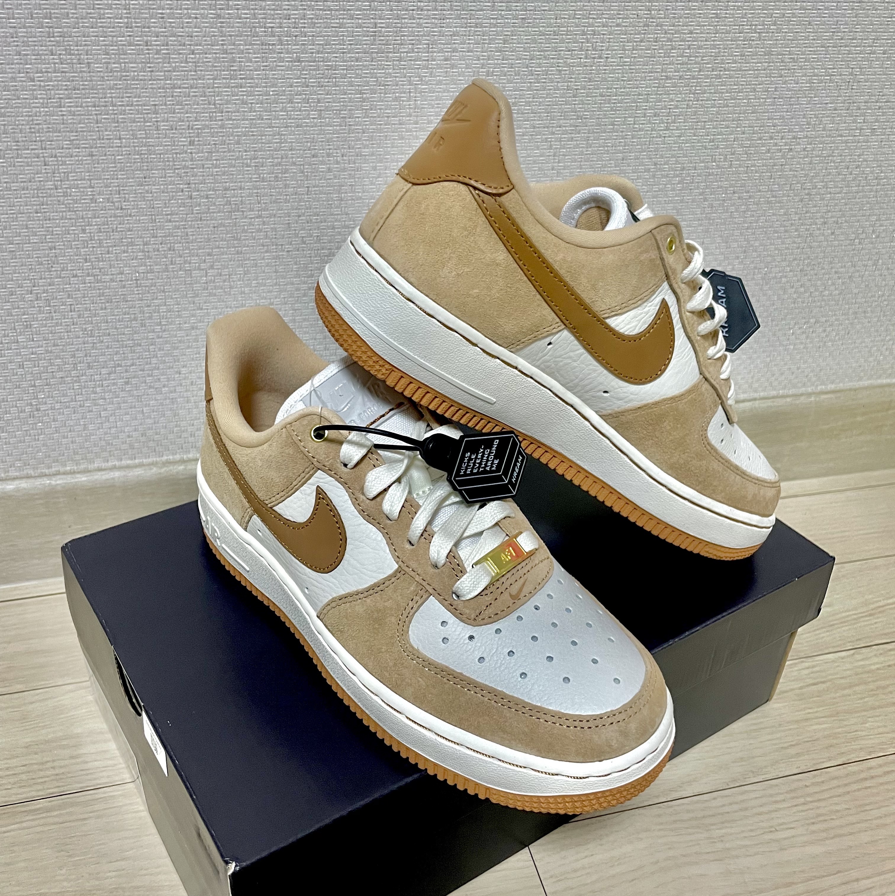 (W) Nike Air Force 1 LXX Flax 착용 스타일 - 2