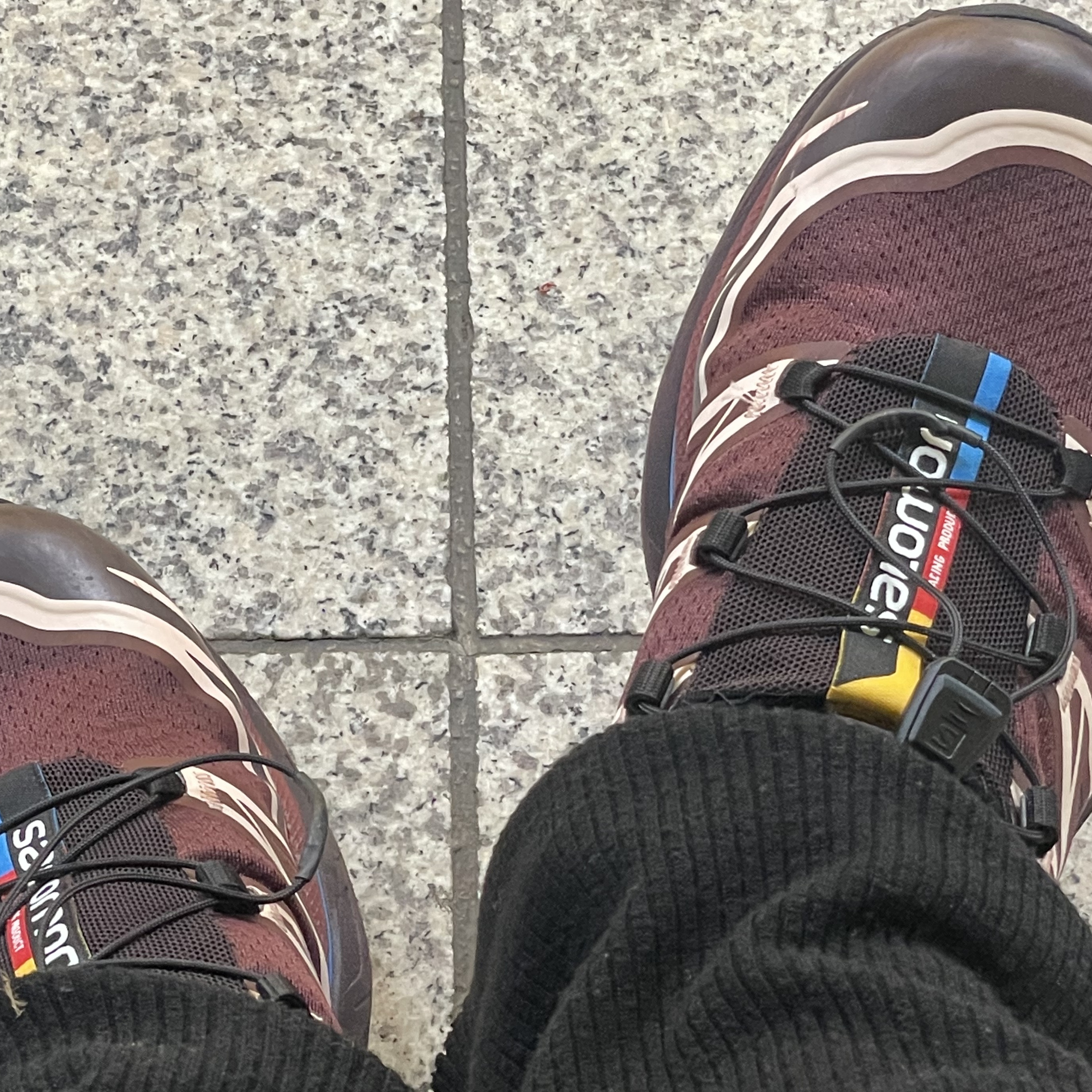 Salomon XT-6 ADV Madder Blue 착용 스타일