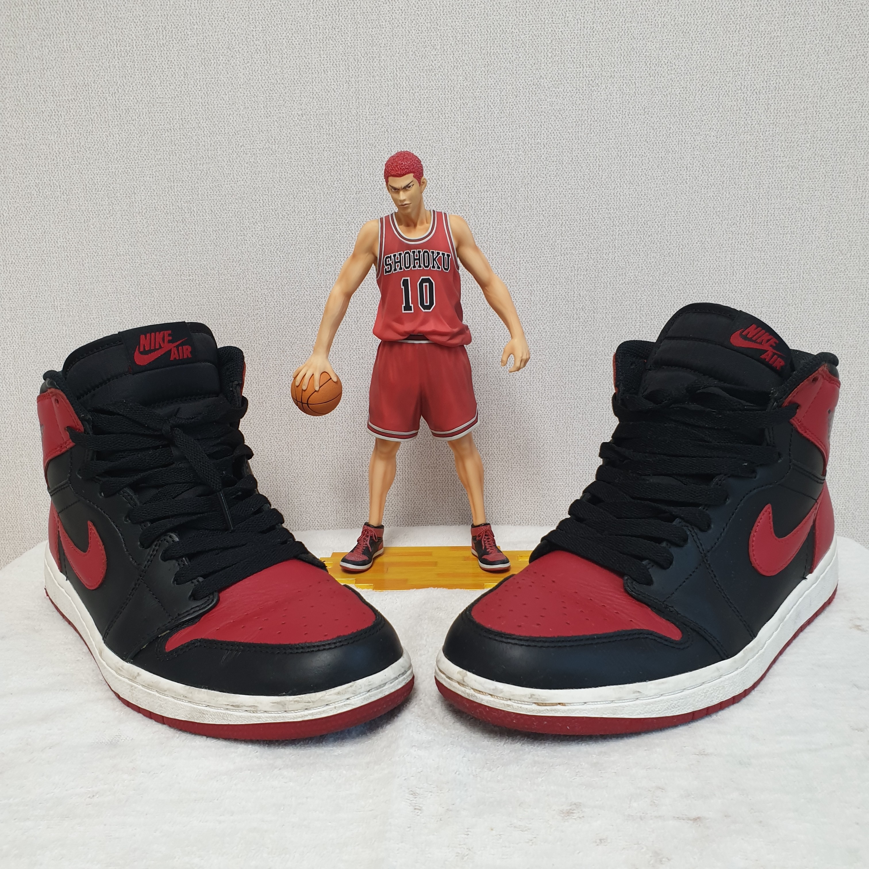 Jordan 1 Retro High OG Bred 2013 착용 스타일 - 1