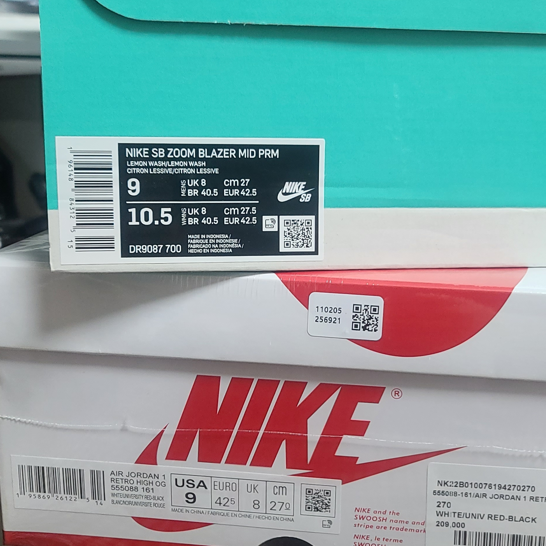 Jordan 1 Retro High OG Heritage 착용 스타일