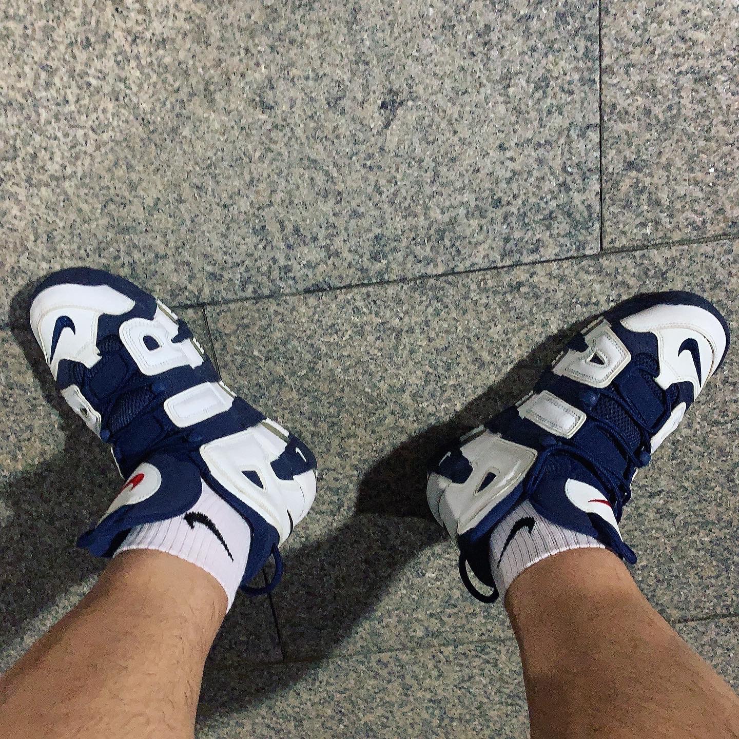 Nike Air More Uptempo Olympic 2020 착용 스타일 - 2