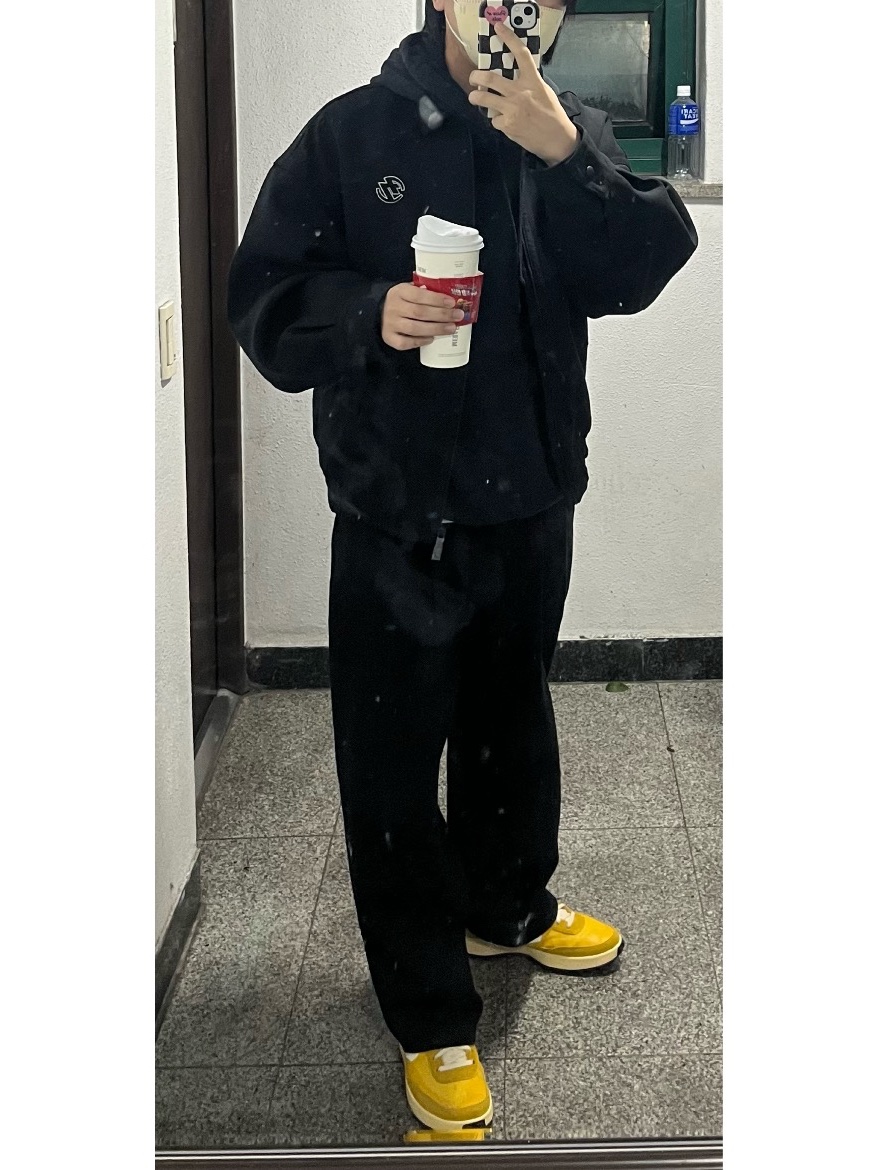 Zara x Ader Error Oversize Collar Bomber Jacket Black, Nike x Tom Sachs General Purpose Shoe Archive 착용 스타일 - 1