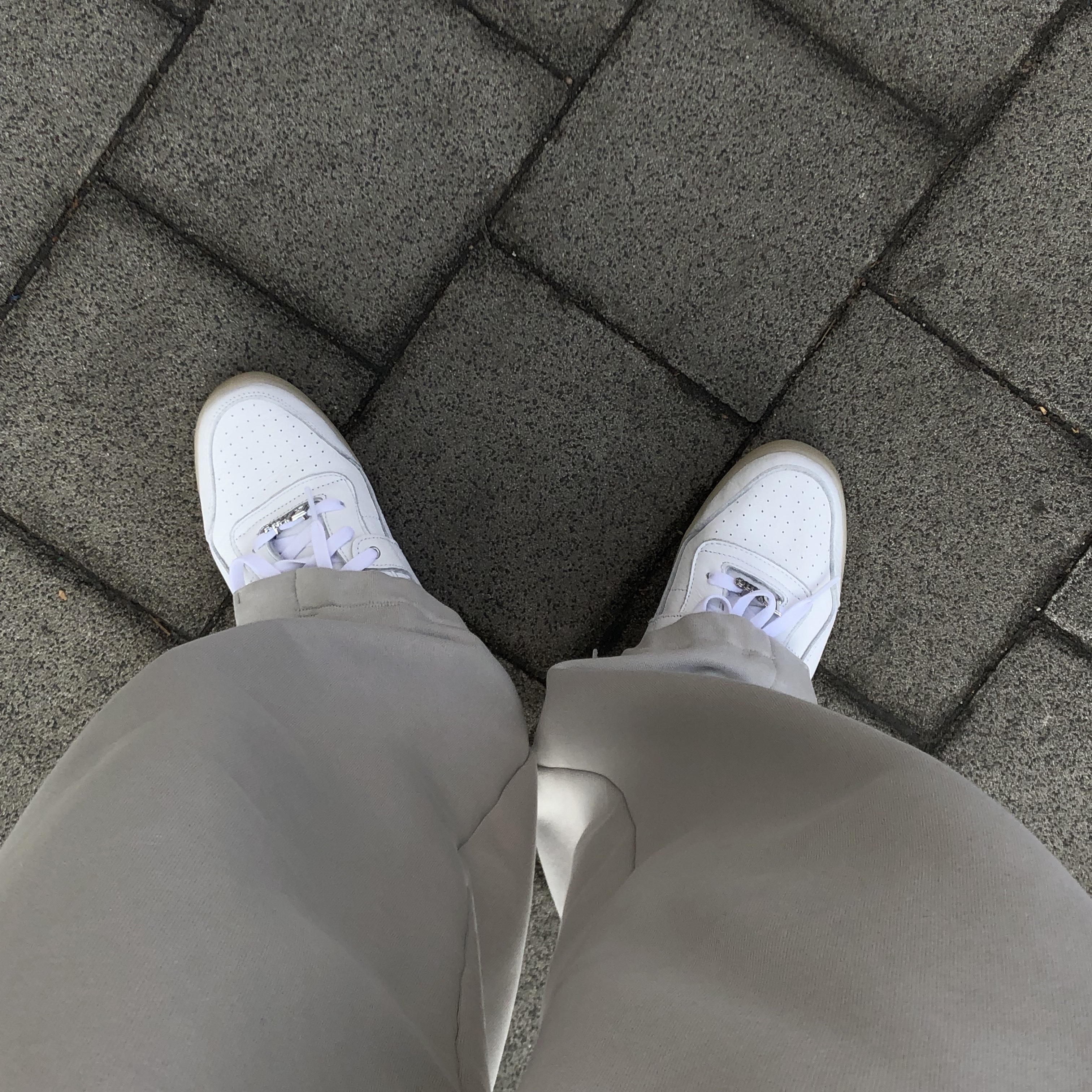 Reebok x Dime Workout Plus Cloud White 착용 스타일 - 4