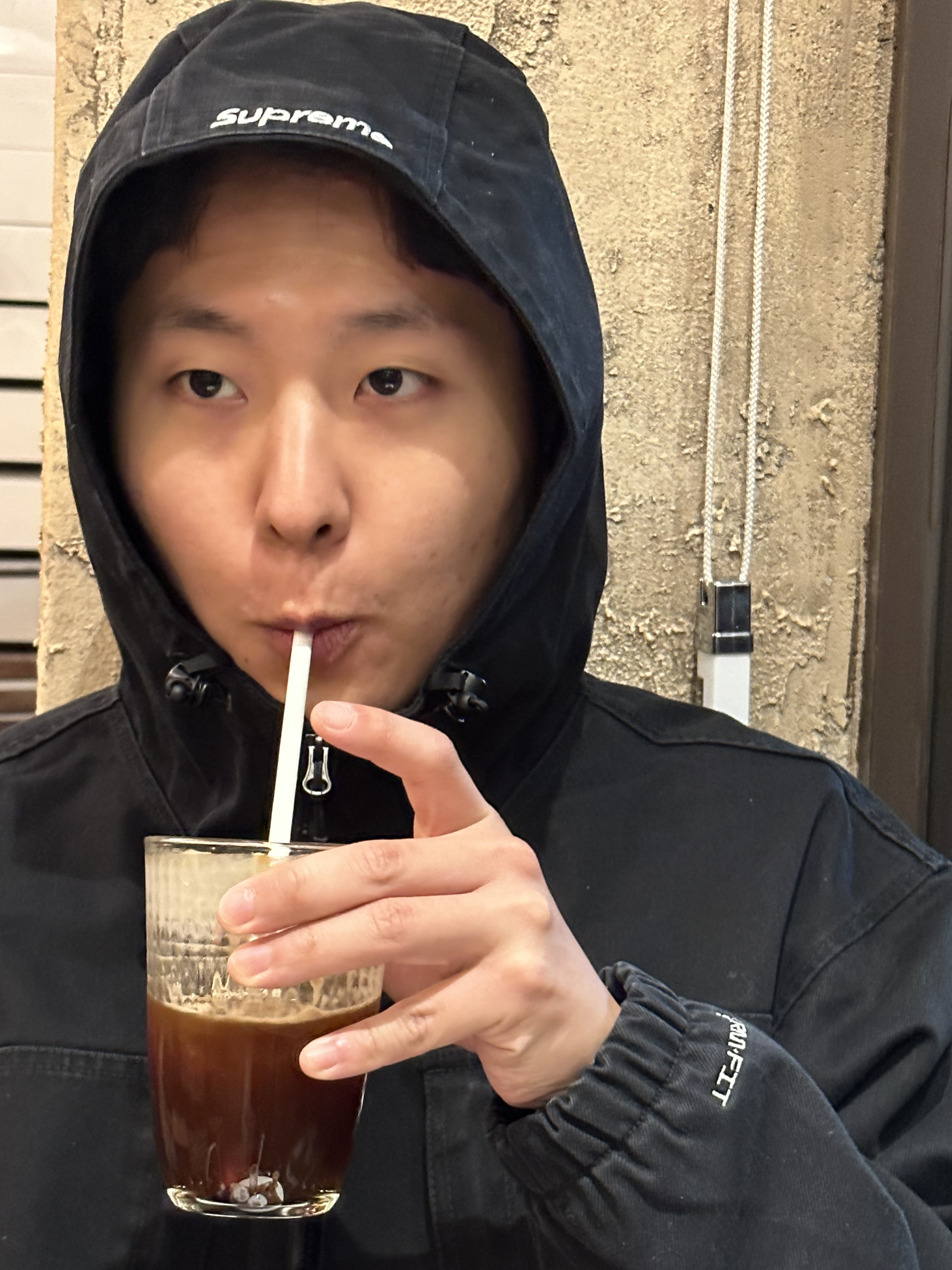 Supreme x Nike ACG Denim Pullover Black - 22FW 착용 스타일 - 3