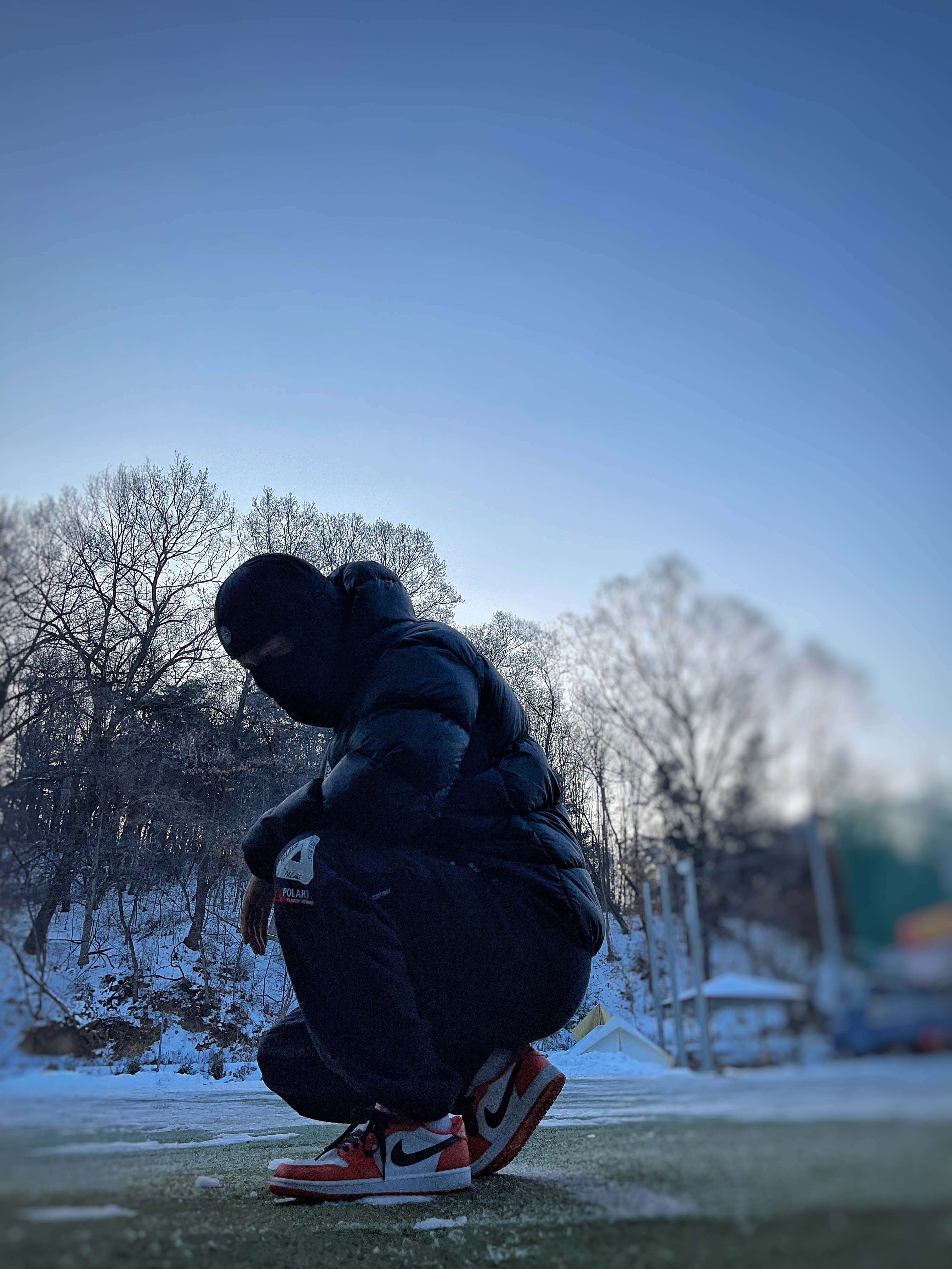 Palace Polartec Double Zip Jogger Black - 22FW, Jordan 1 Low OG Starfish 착용 스타일 - 4