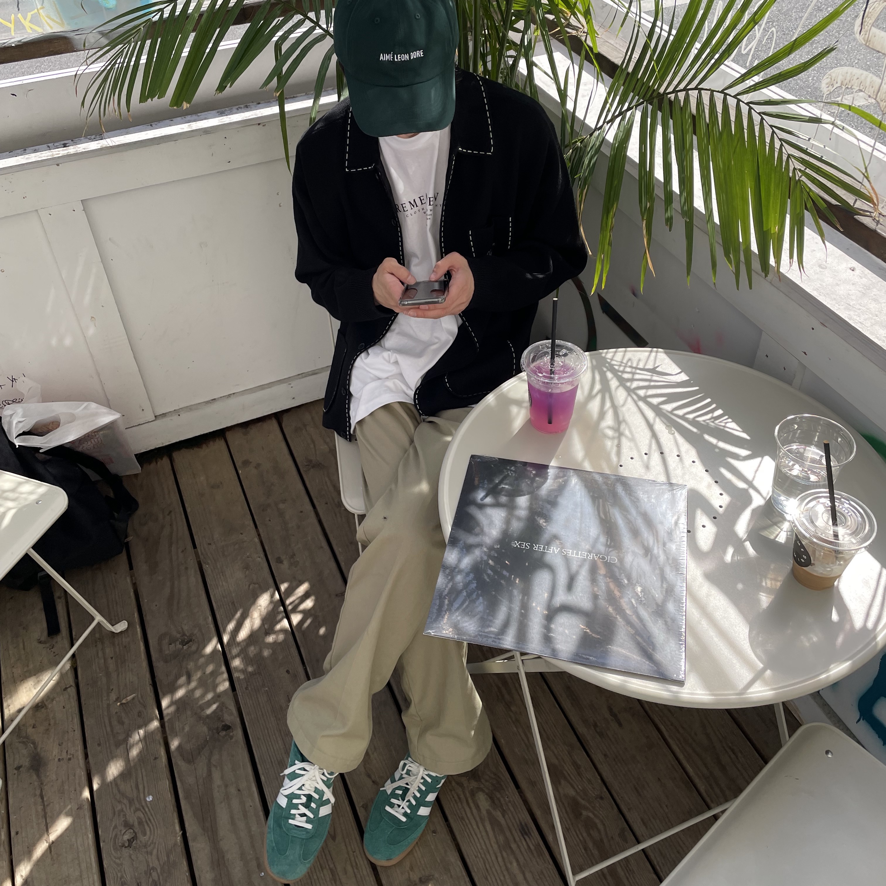 Adidas Samba OG Collegiate Green 착용 스타일