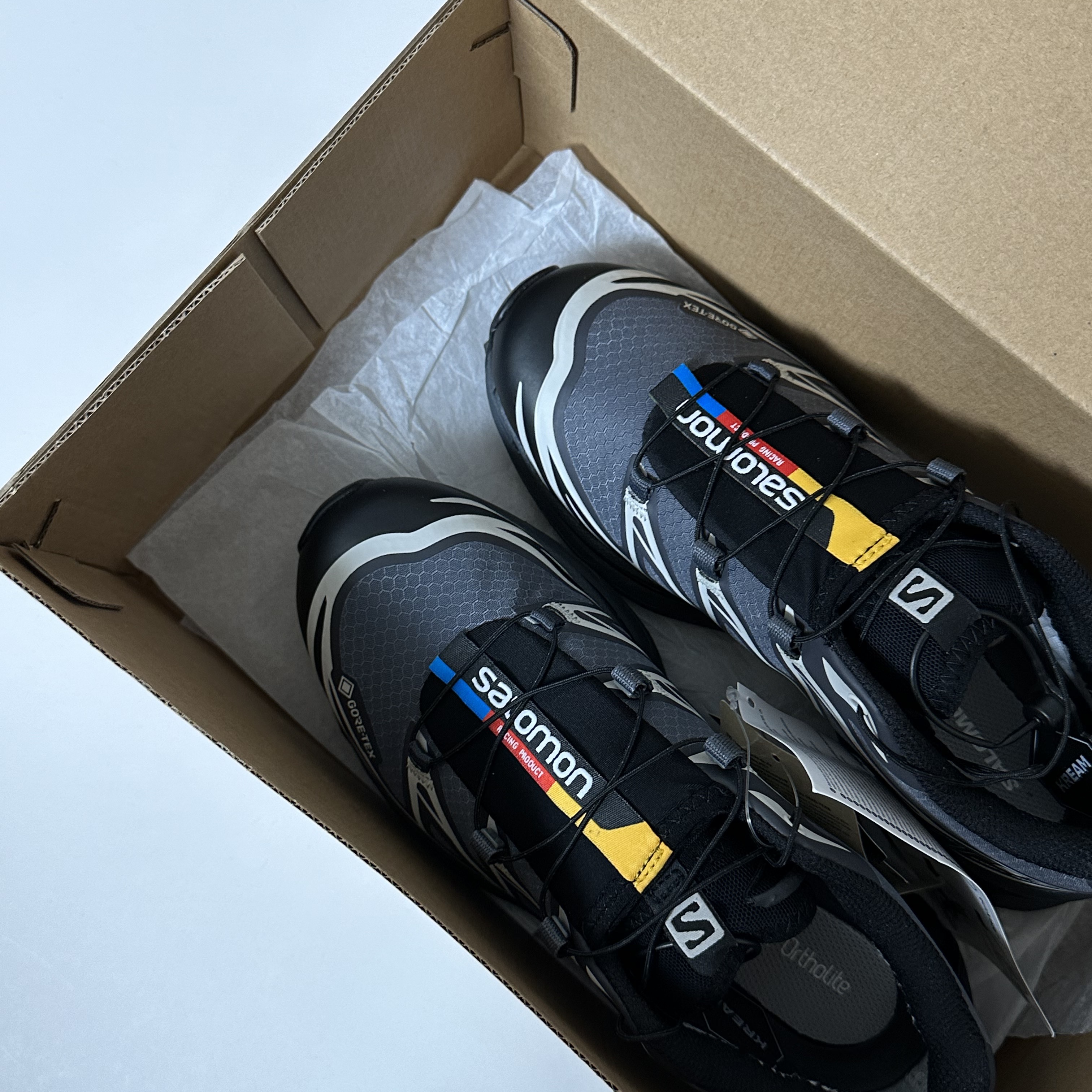 Salomon XT-6 Gore-Tex Black Ebony 착용 스타일 - 4