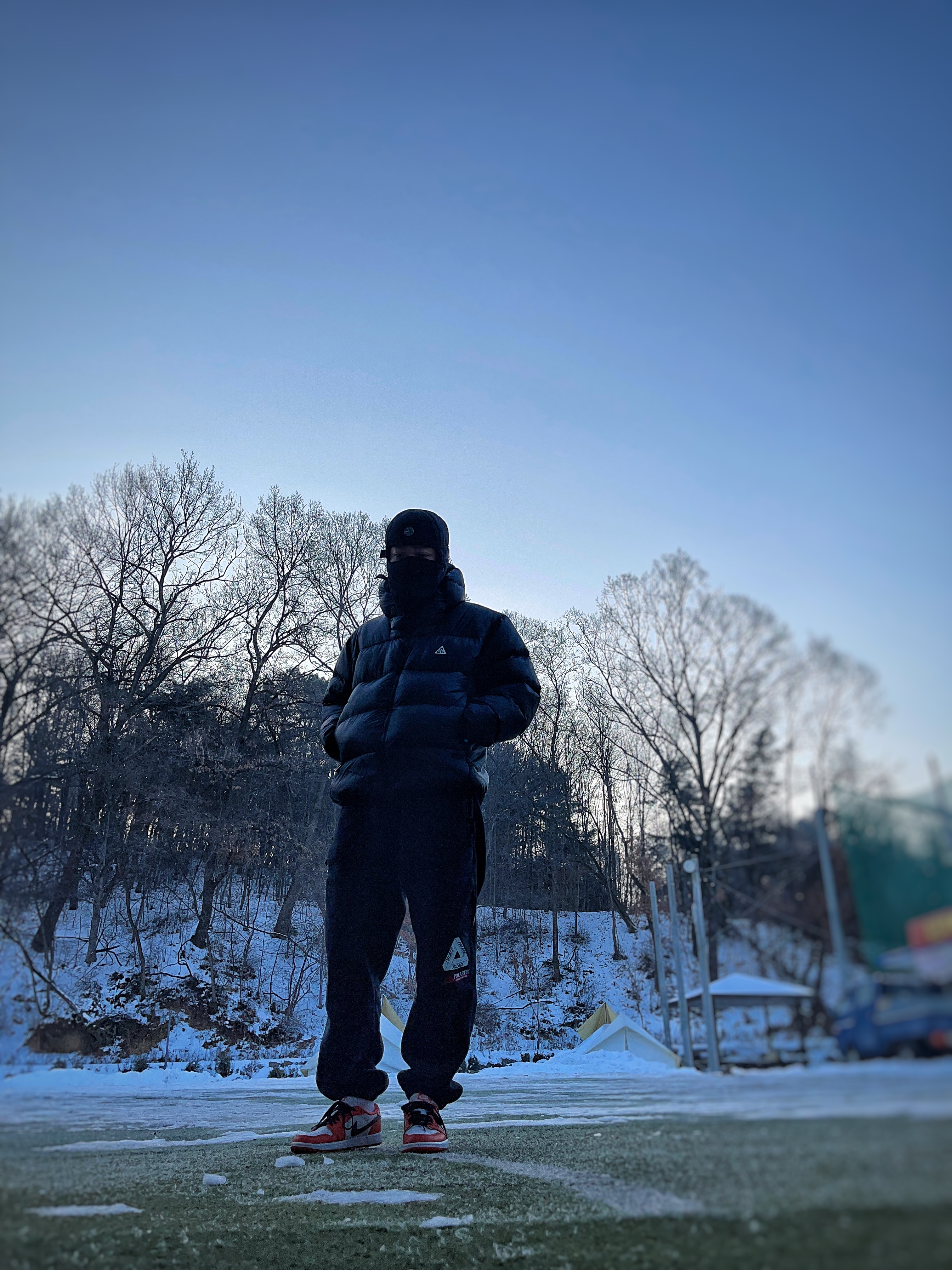 Palace Polartec Double Zip Jogger Black - 22FW, Jordan 1 Low OG Starfish 착용 스타일 - 2