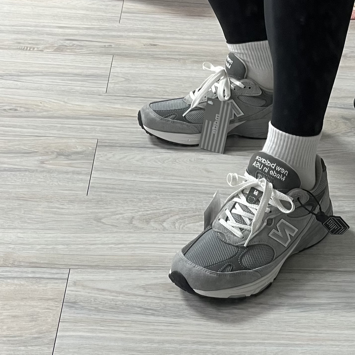 New Balance 993 Made in USA Grey - D Standard 착용 스타일