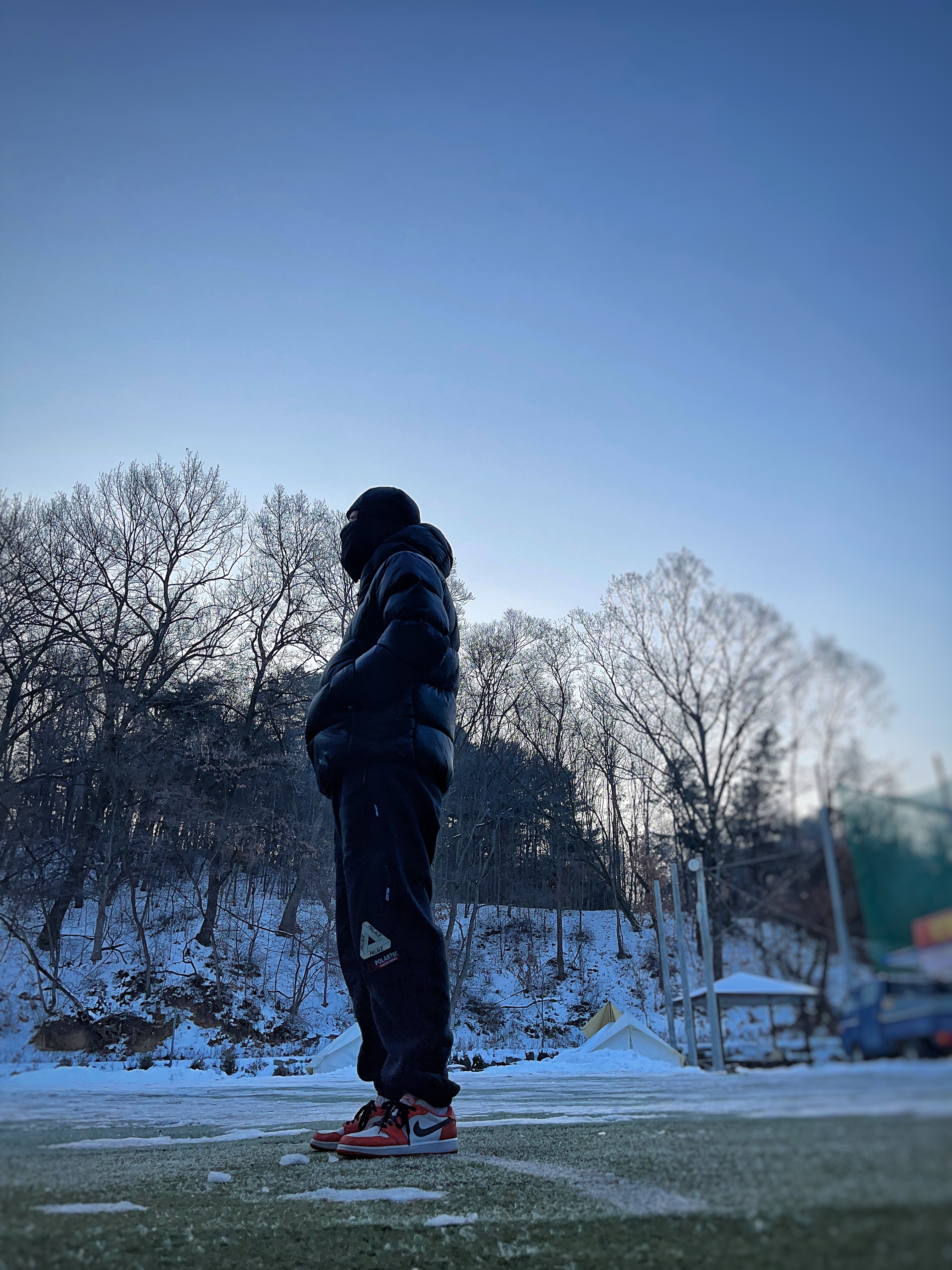 Palace Polartec Double Zip Jogger Black - 22FW, Jordan 1 Low OG Starfish 착용 스타일 - 1