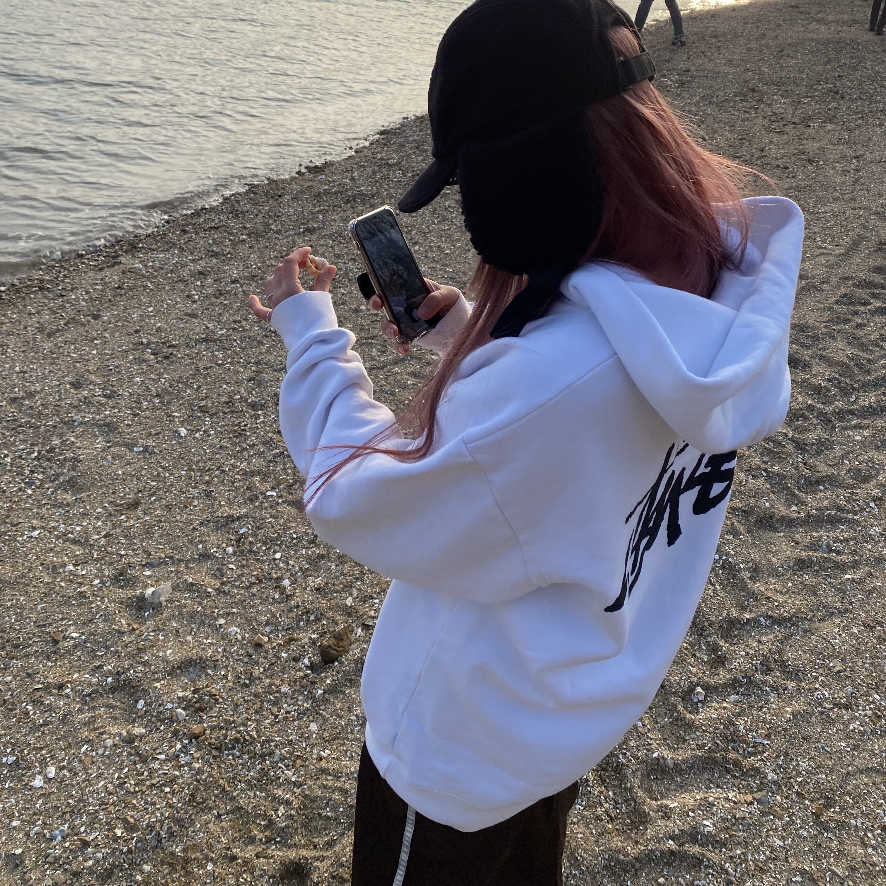 Stussy x Our Legacy Yin Yang Pig. Dyed Hood White 착용 스타일 - 4