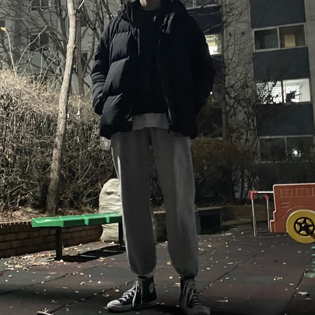 Converse Chuck Taylor All Star Hi Black 착용 스타일