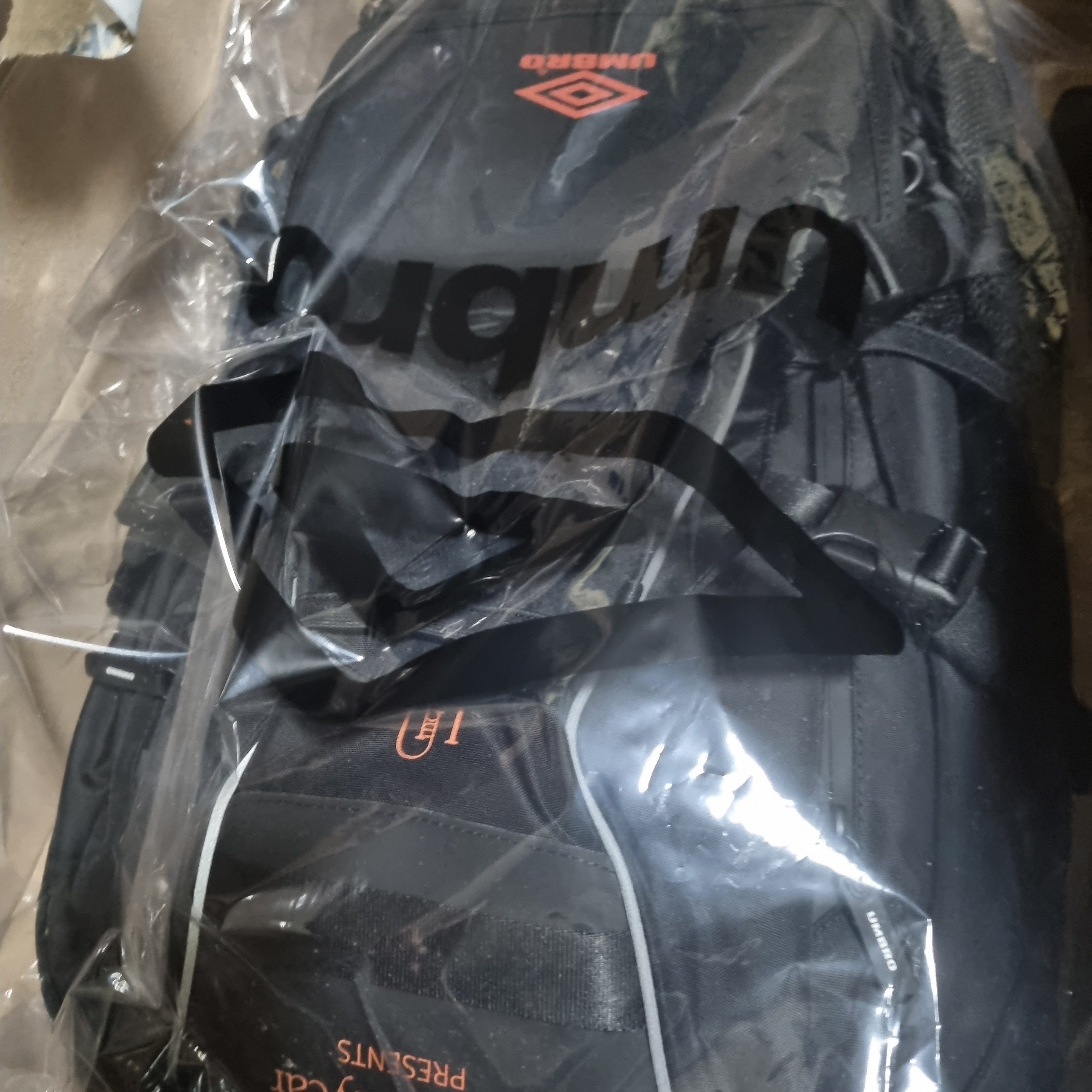Undermycar x Umbro 2Way Backpack Black 착용 스타일