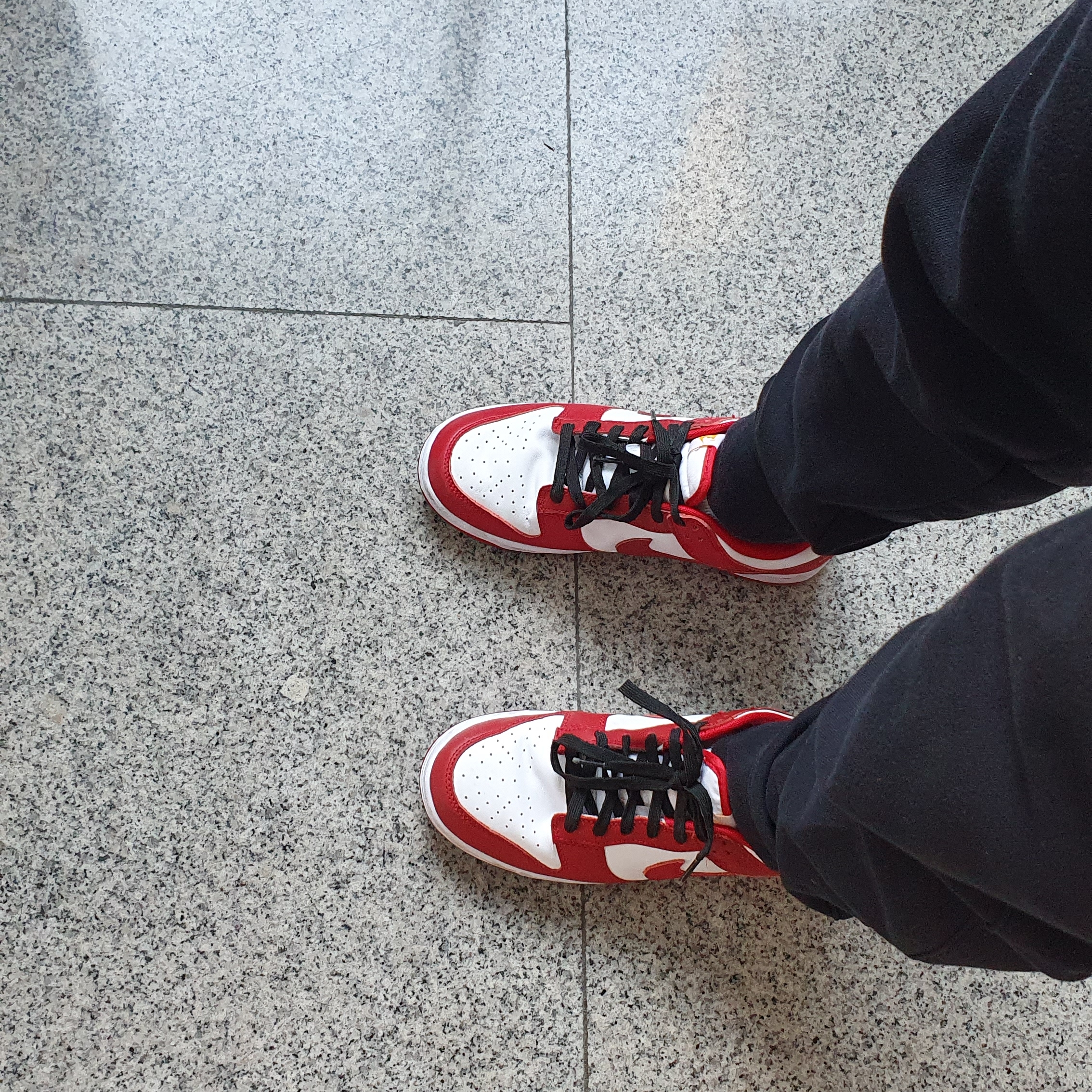 Nike Dunk Low Retro Gym Red 착용 스타일