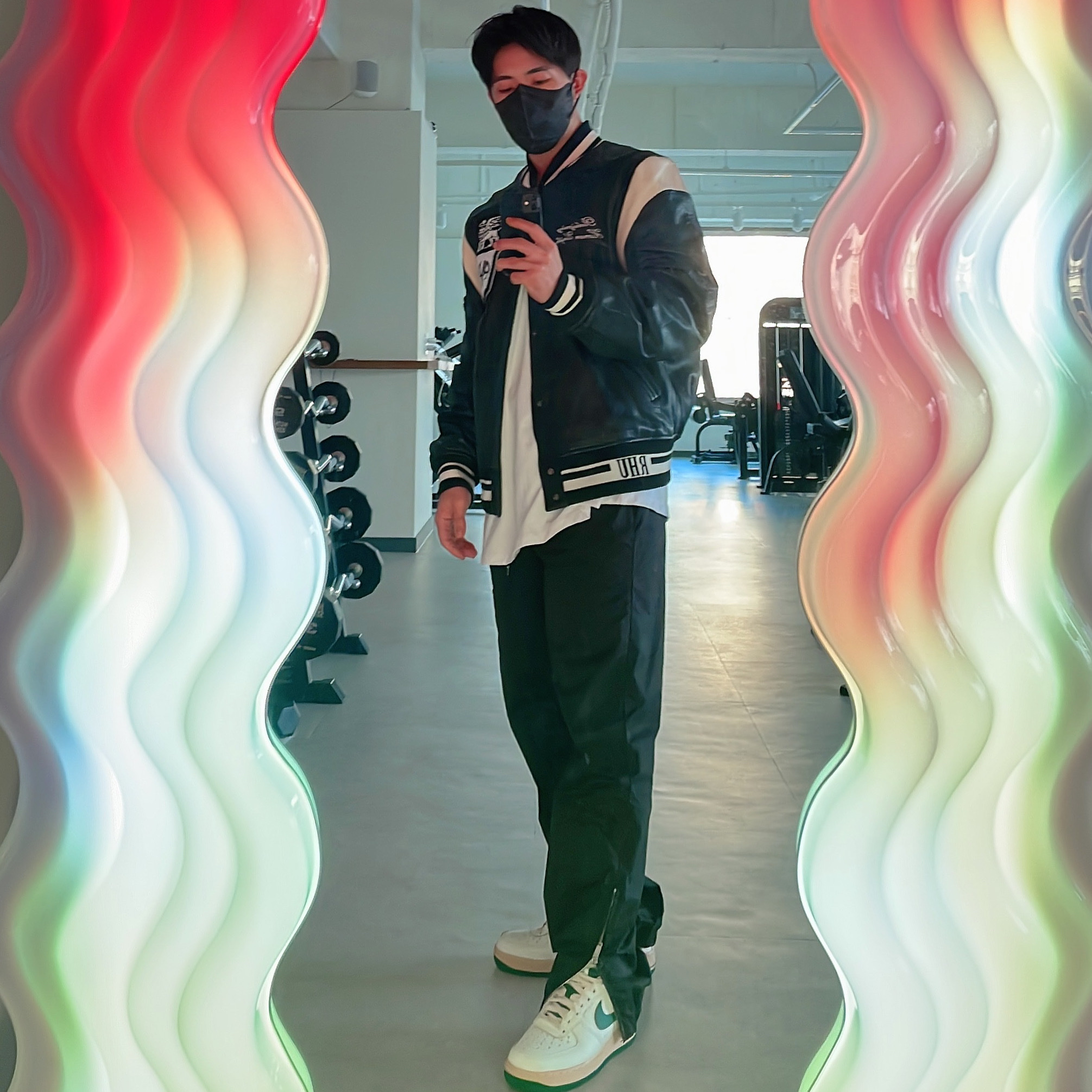 (W) Nike Air Force 1 Low Gorge Green 착용 스타일