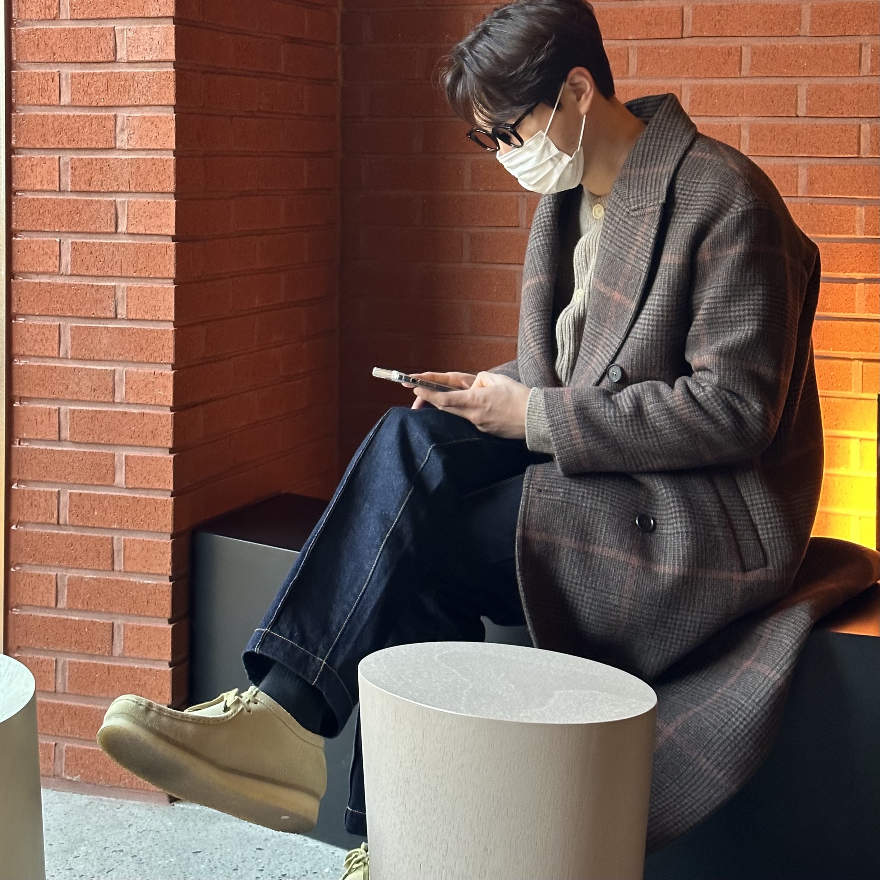 Clarks Wallabee Maple Suede 착용 스타일
