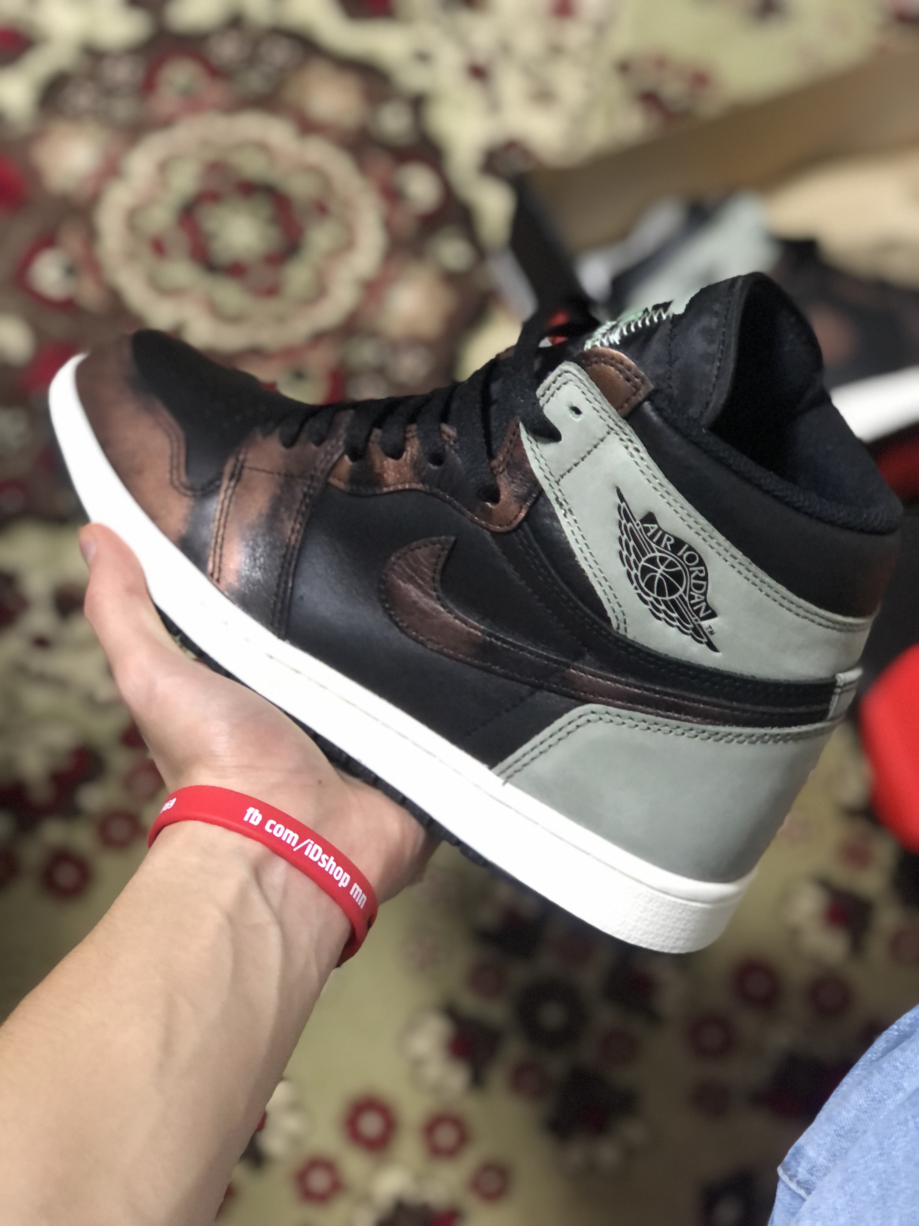 Jordan 1 Retro High OG Rust Shadow 착용 스타일 - 2