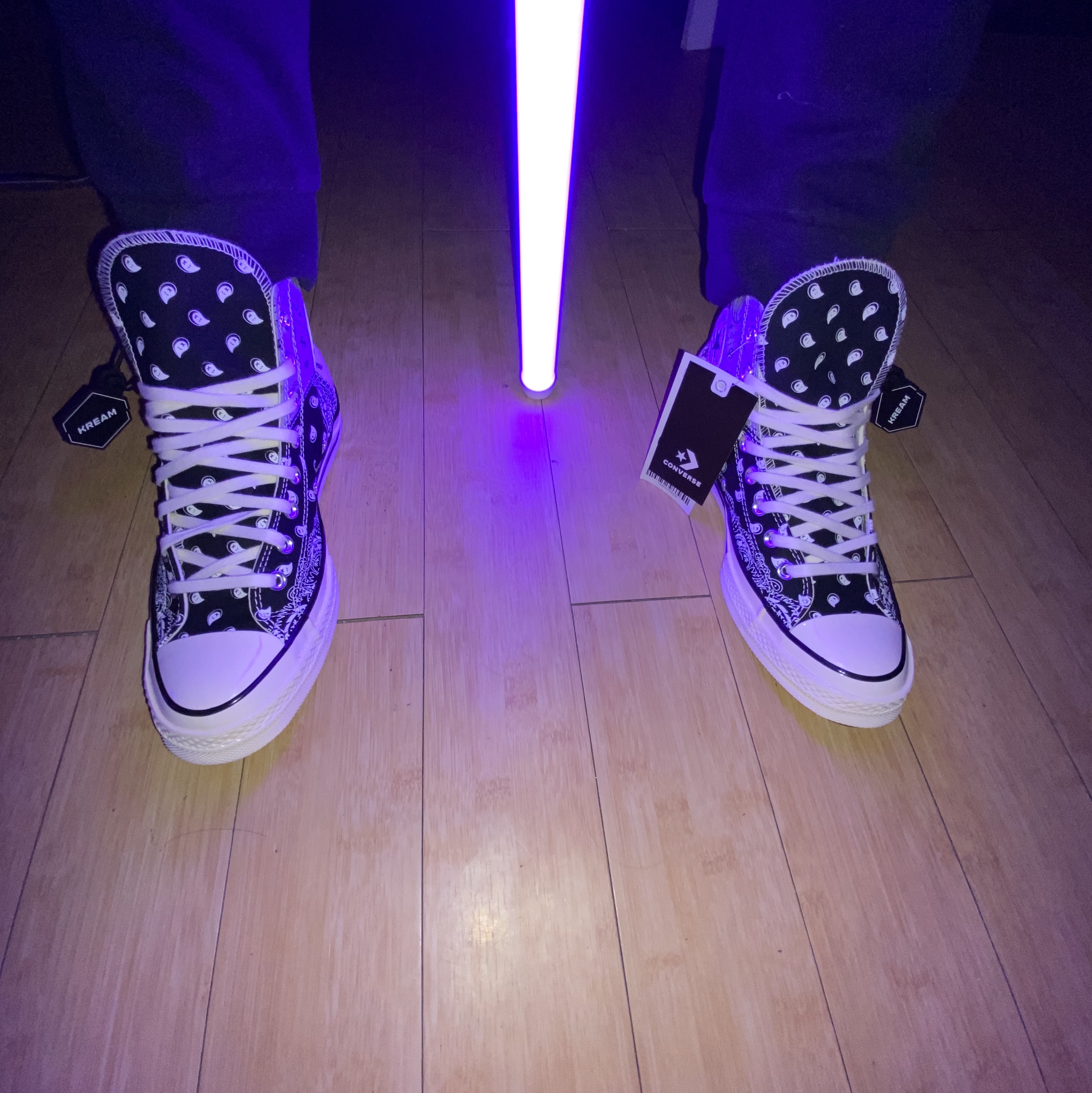 Converse Chuck 70 Quad Panel Black 착용 스타일 - 3