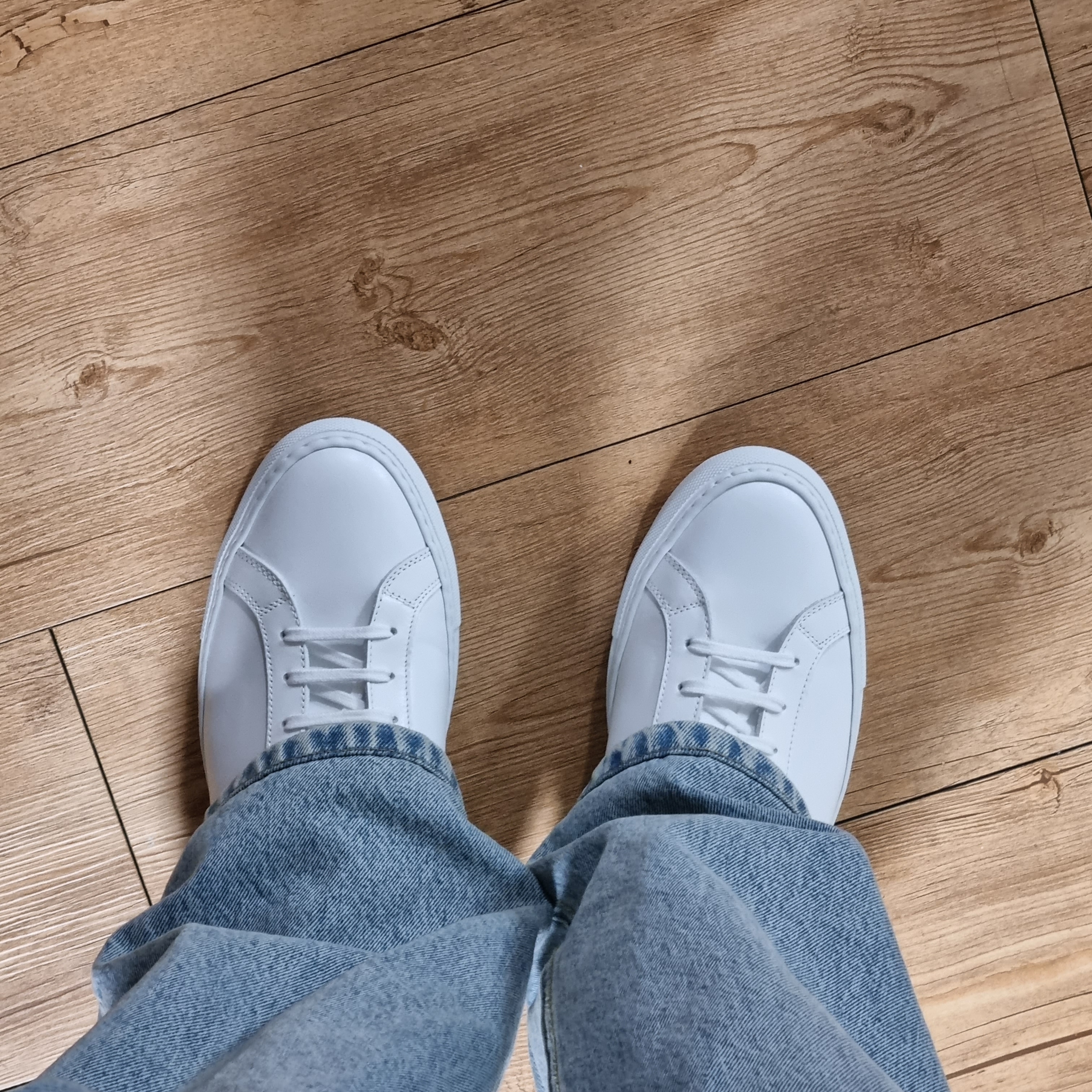 Common Projects Original Achilles Low White 착용 스타일