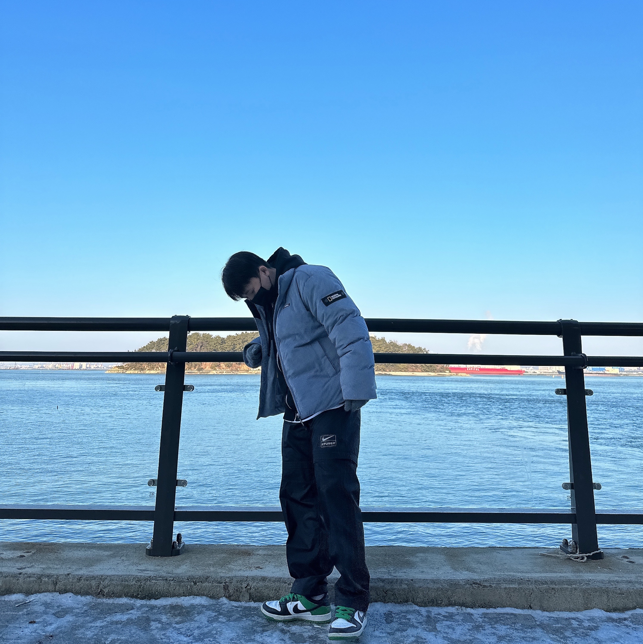 Nike x Stussy NRG FL Storm-Fit Pants Black (DO7170-010), Stussy Basic Stussy Hoodie Black 2022 착용 스타일