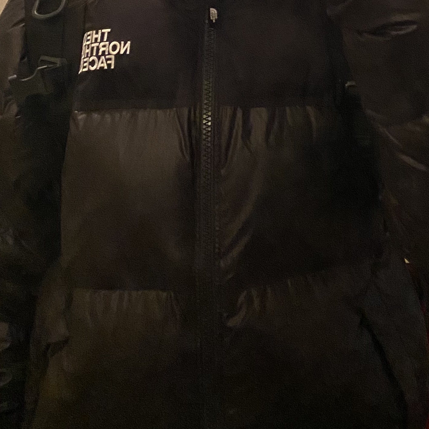 The North Face 1996 Eco Nuptse Jacket Black 착용 스타일