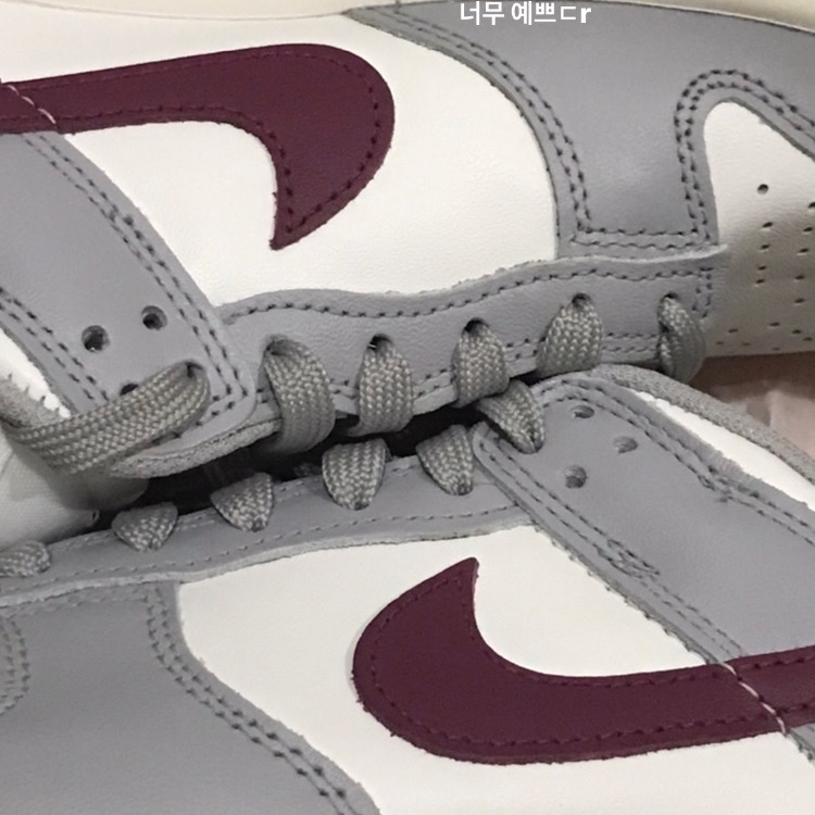 (W) Nike Dunk Low Wolf Grey Rosewood 착용 스타일