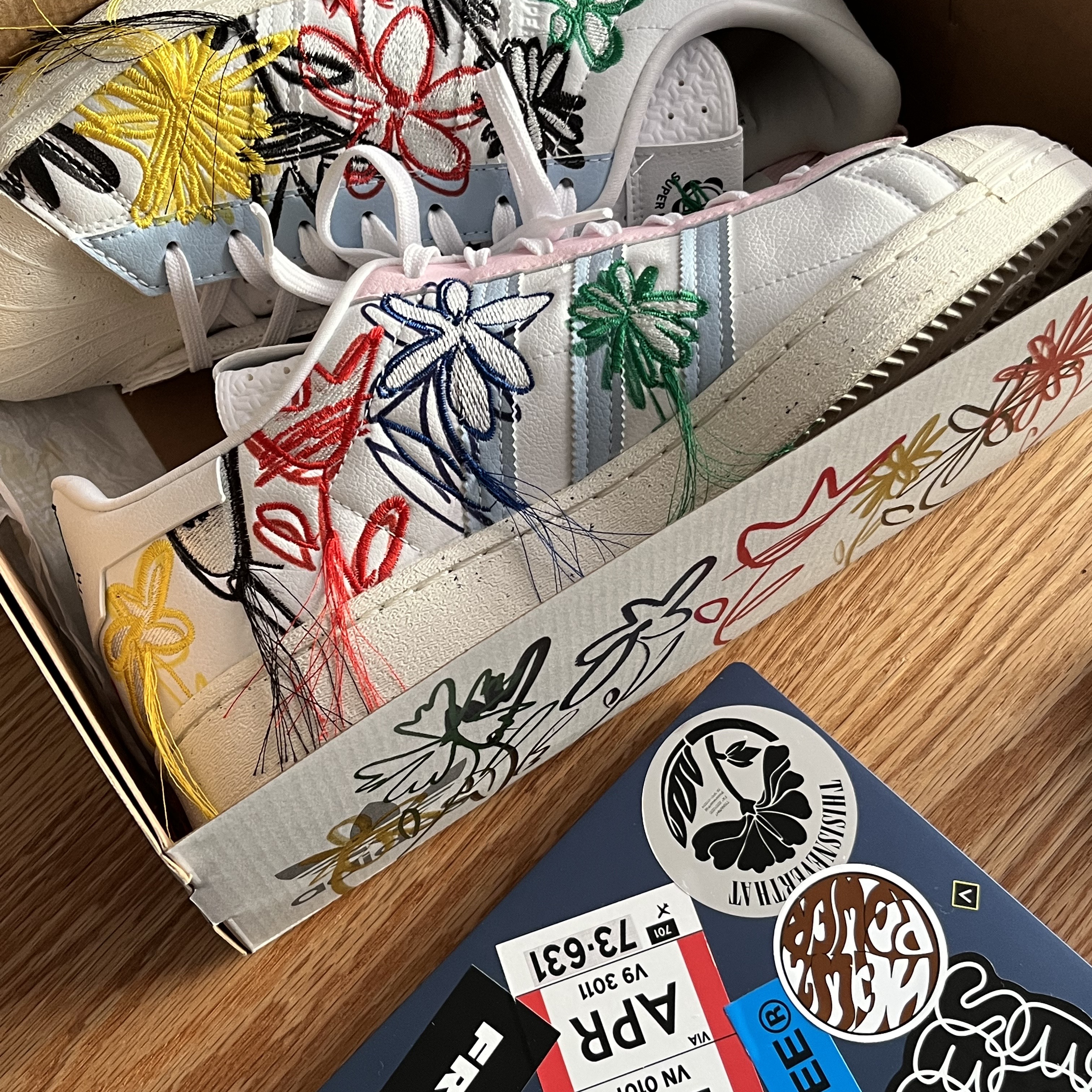 Adidas x Sean Wotherspoon Superstar Superearth 착용 스타일
