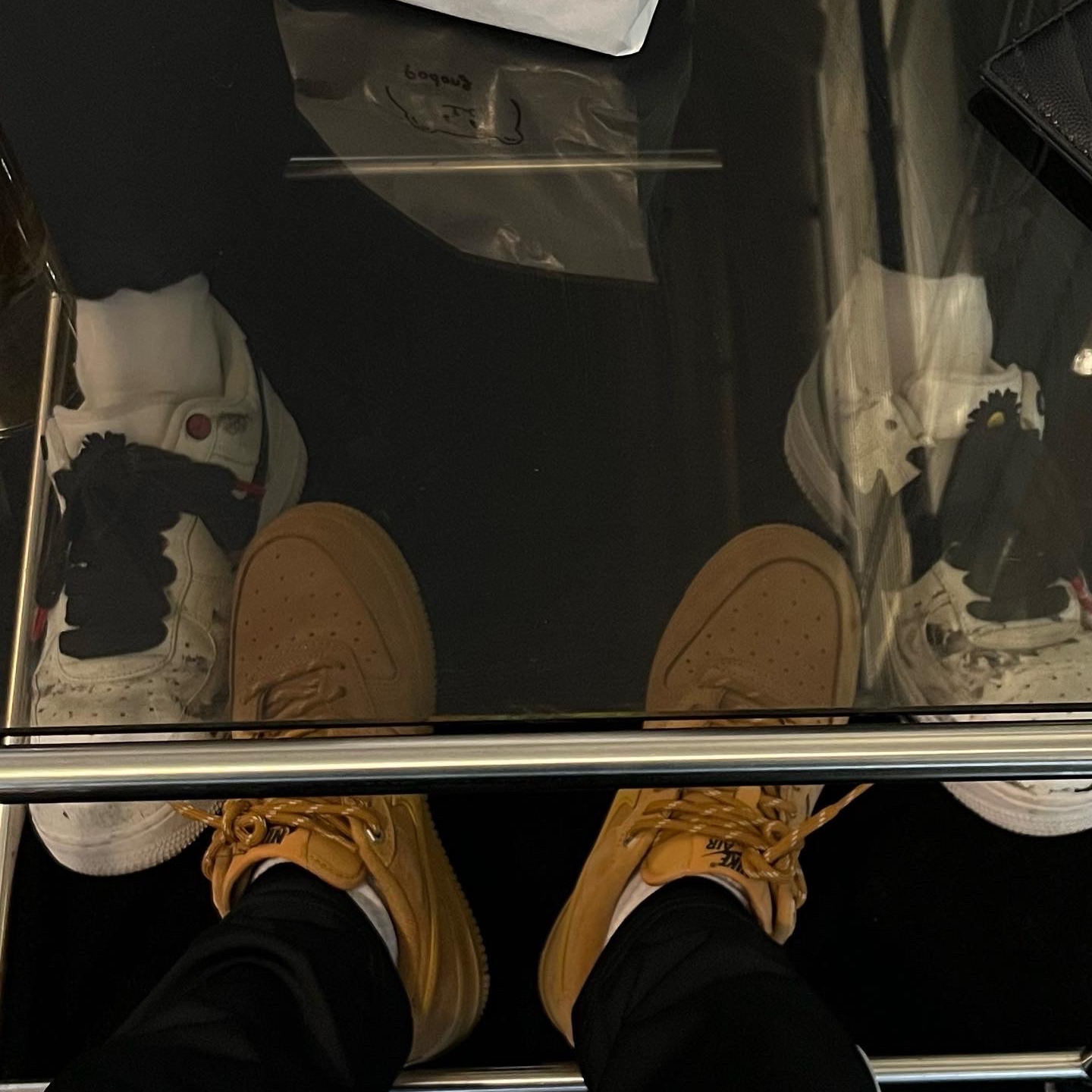 Nike Air Force 1 '07 WB Flax, Nike x Peaceminusone Air Force 1 Low Para-Noise 2.0 착용 스타일 - 2