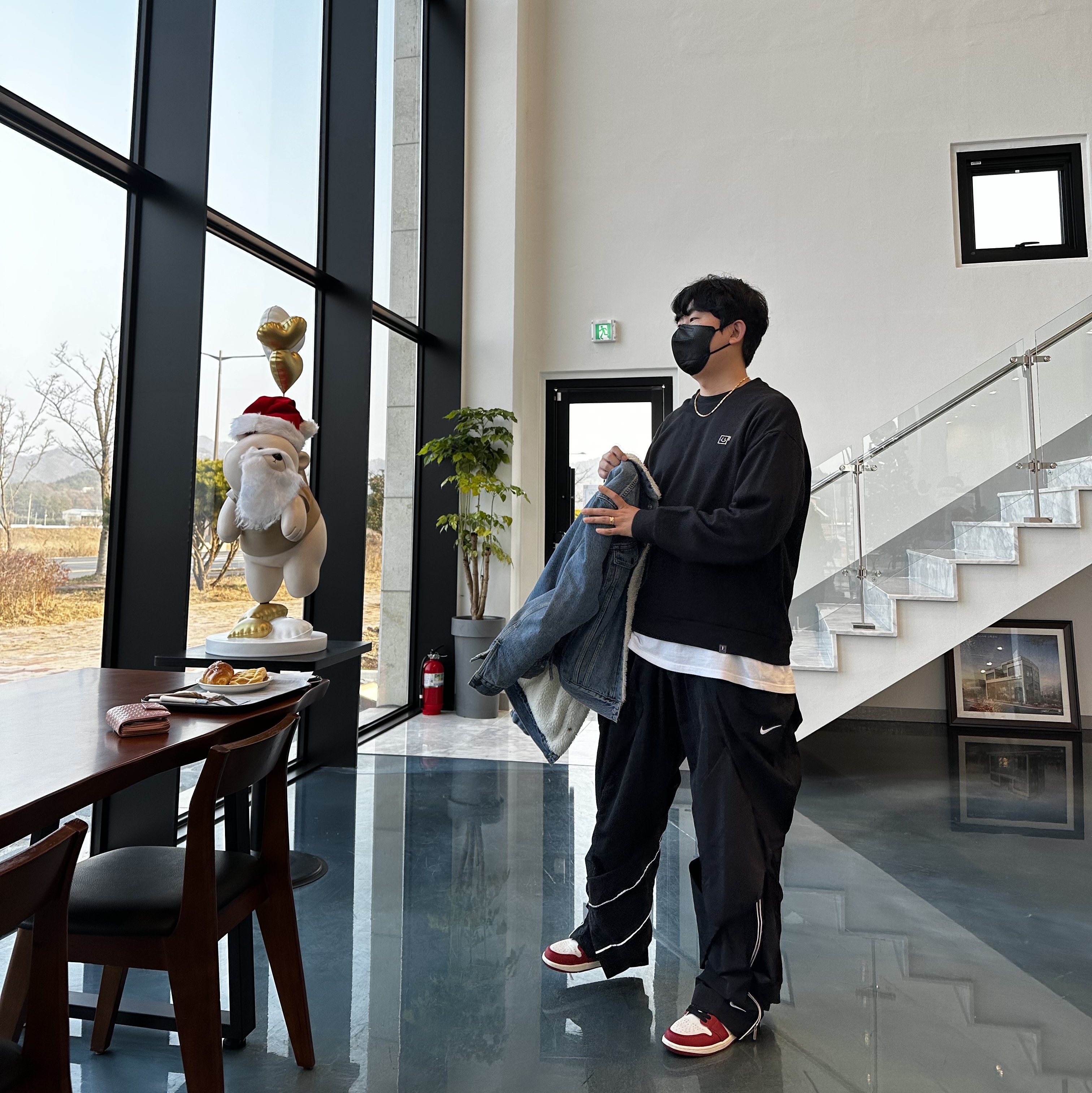 Nike NRG DH Pants Black, Jordan 1 Retro High OG Chicago 2022 착용 스타일