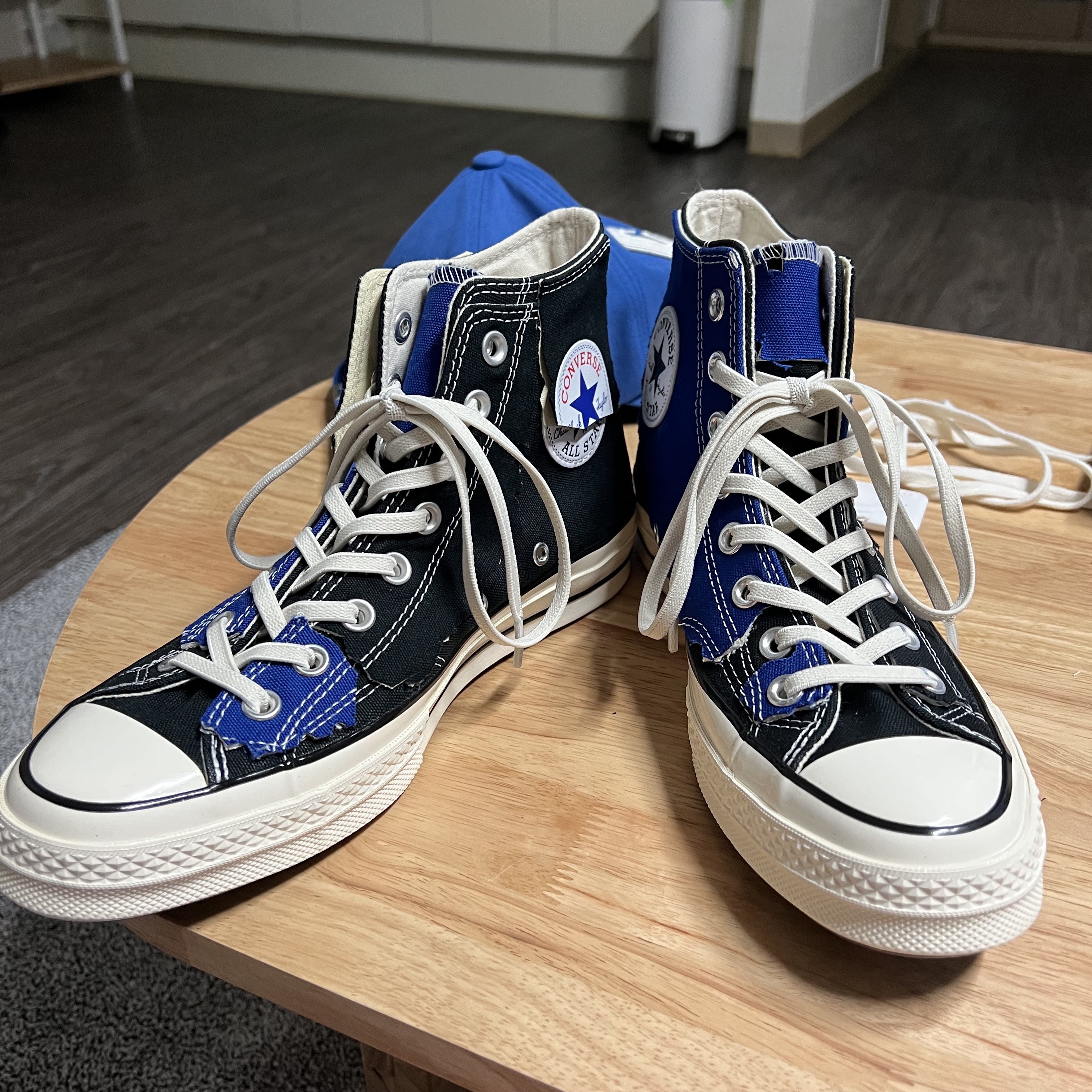 Converse x Ader Error Chuck 70 High White 착용 스타일 - 4
