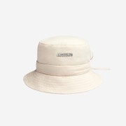 Jacquemus Le Bob Gadjo Bow Bucket Hat Off White