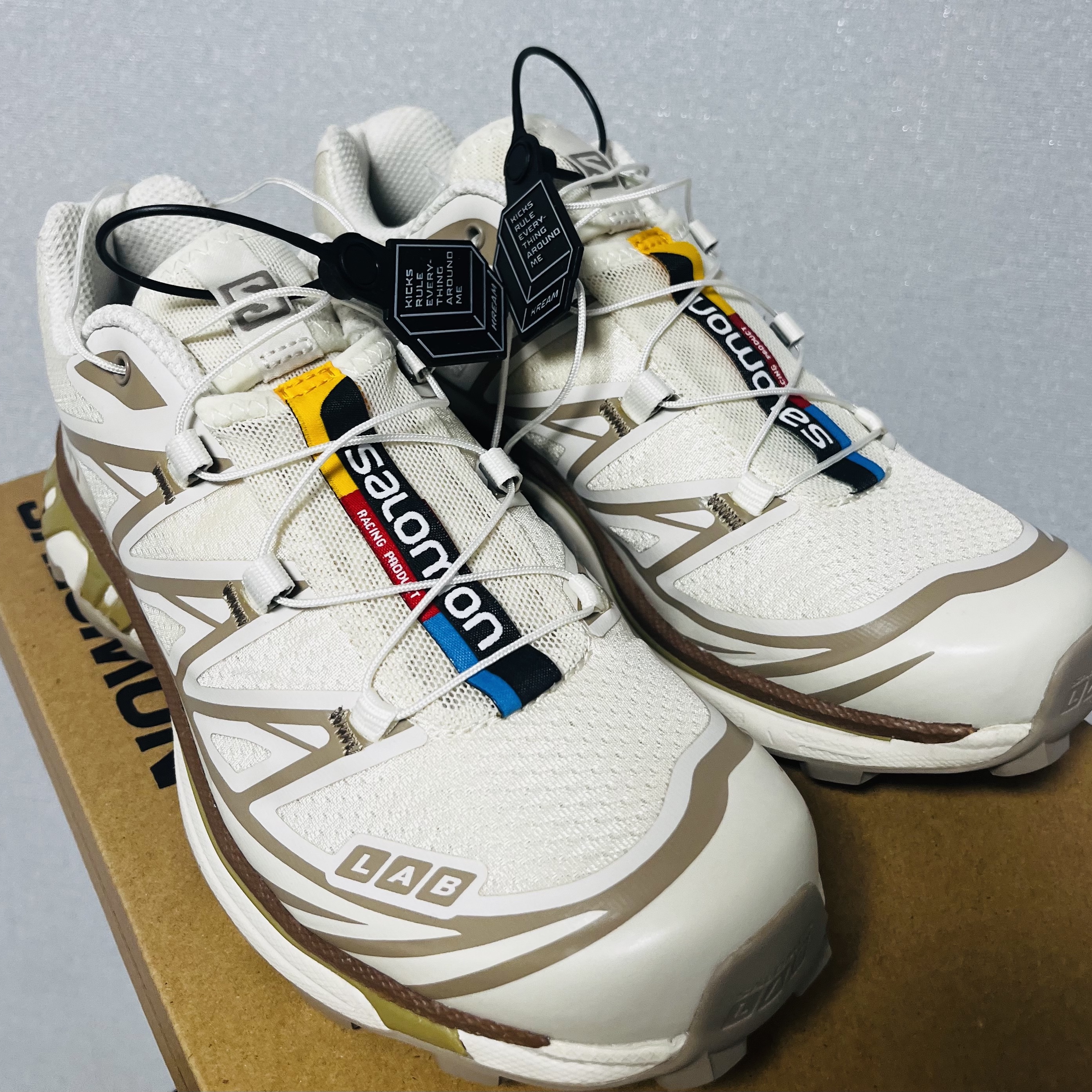 Salomon XT-6 Turtledove 착용 스타일