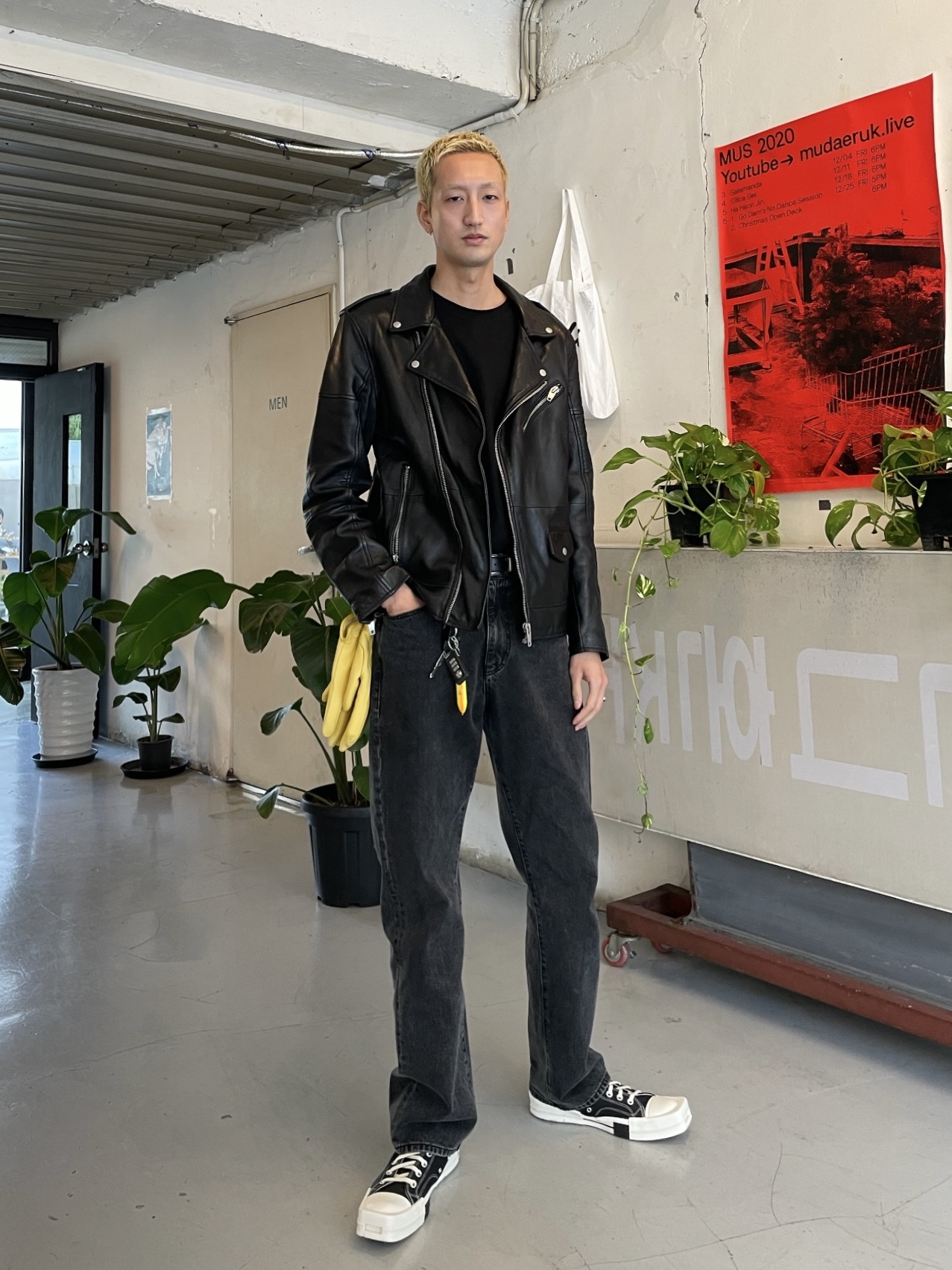 Converse x Drkshdw Turbodrk Chuck 70 Hi Black 착용 스타일