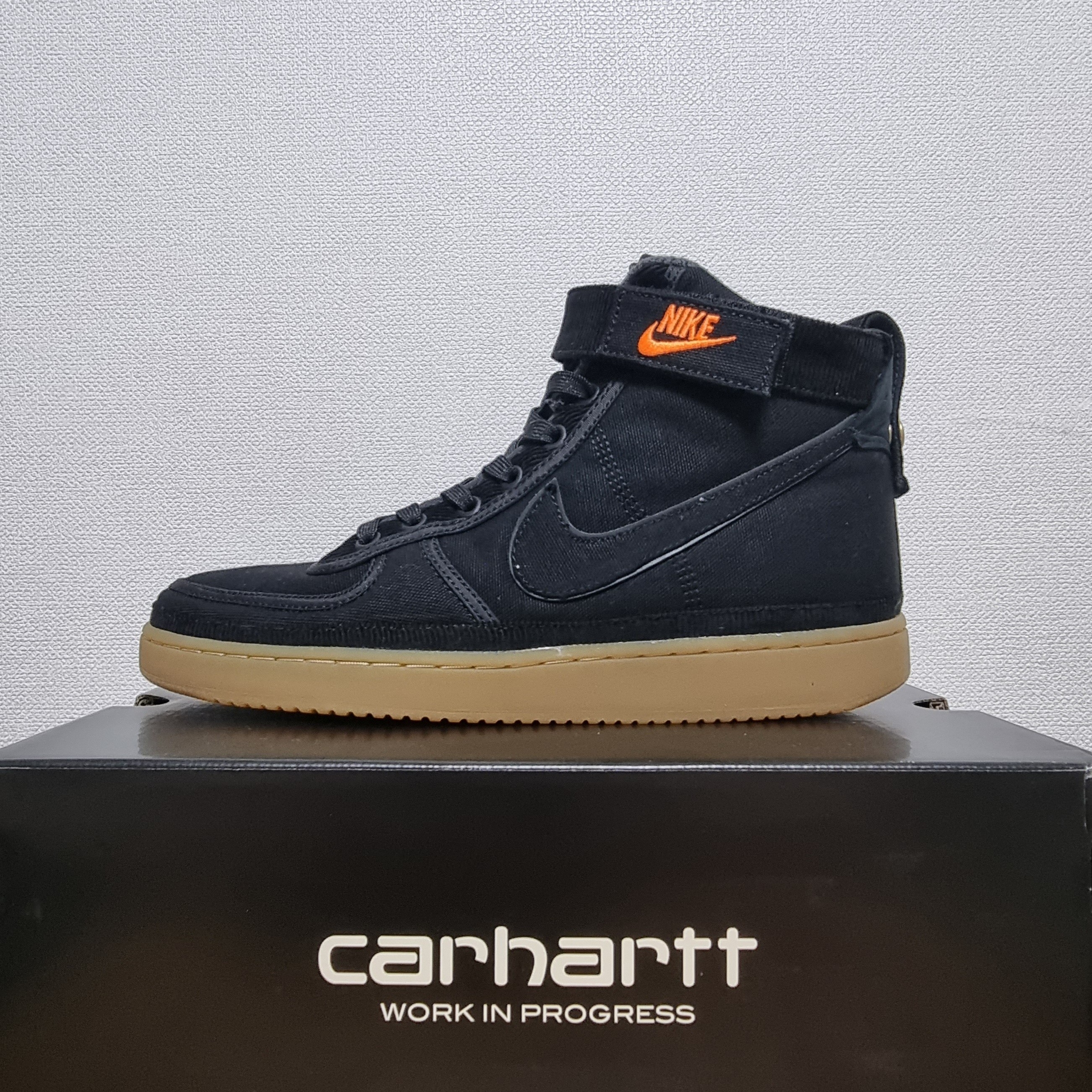 Nike x Carhartt WIP Vandal High Supreme Black 착용 스타일 - 1