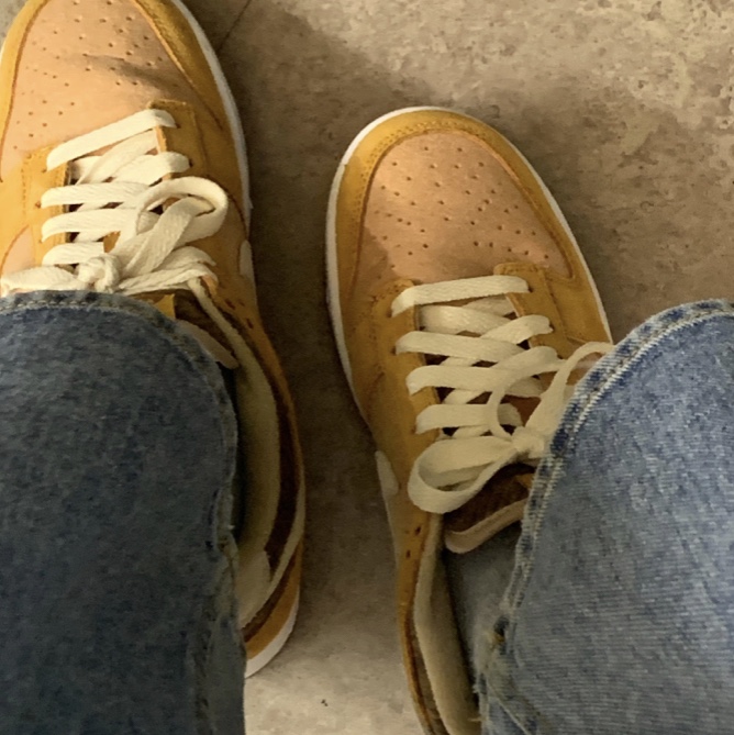 Nike Dunk Low SE Praline Desert Ochre 착용 스타일