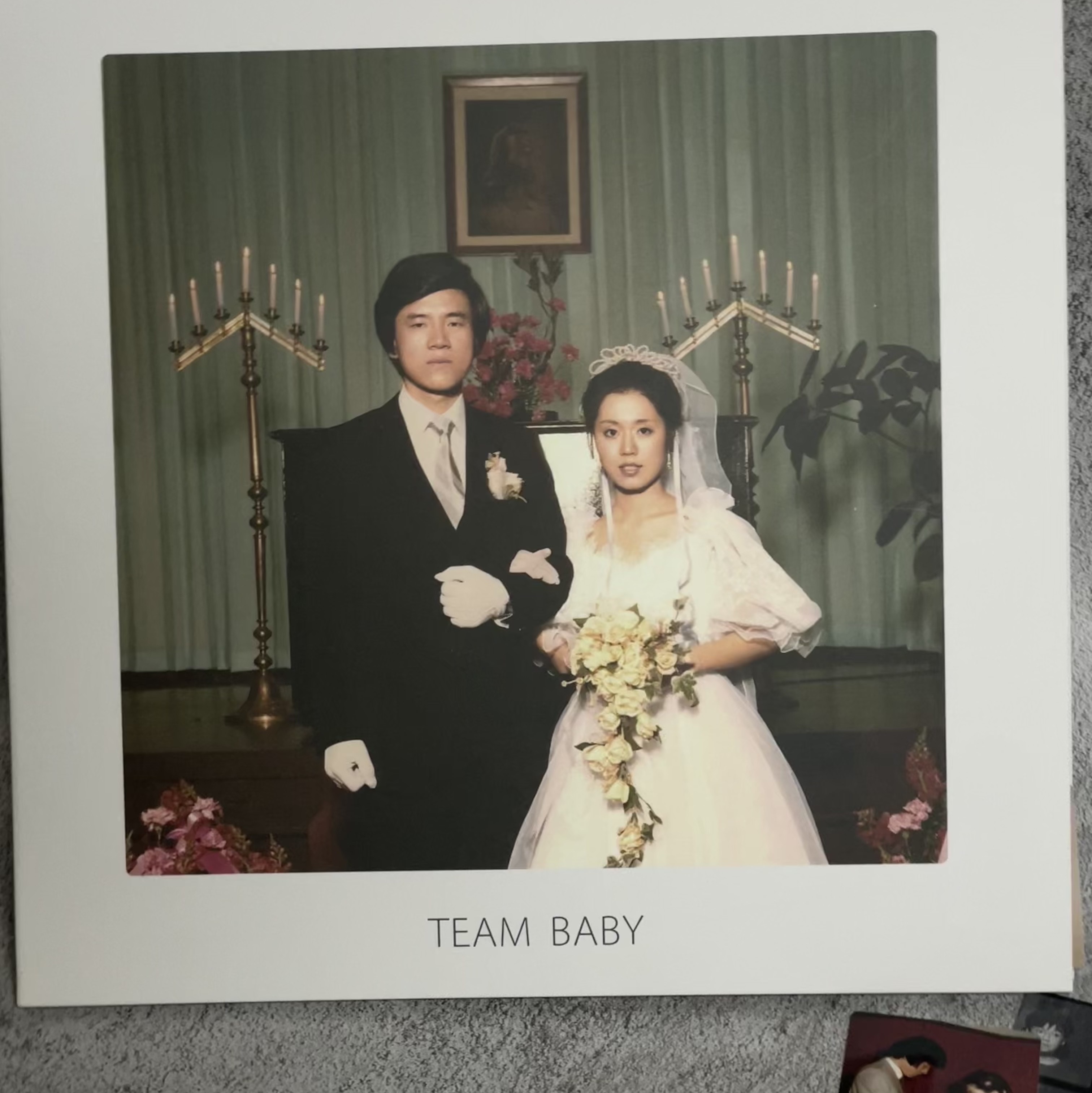 The Black Skirts 3rd Album Part 1 Team Baby LP Splatter Color 착용 스타일 - 1