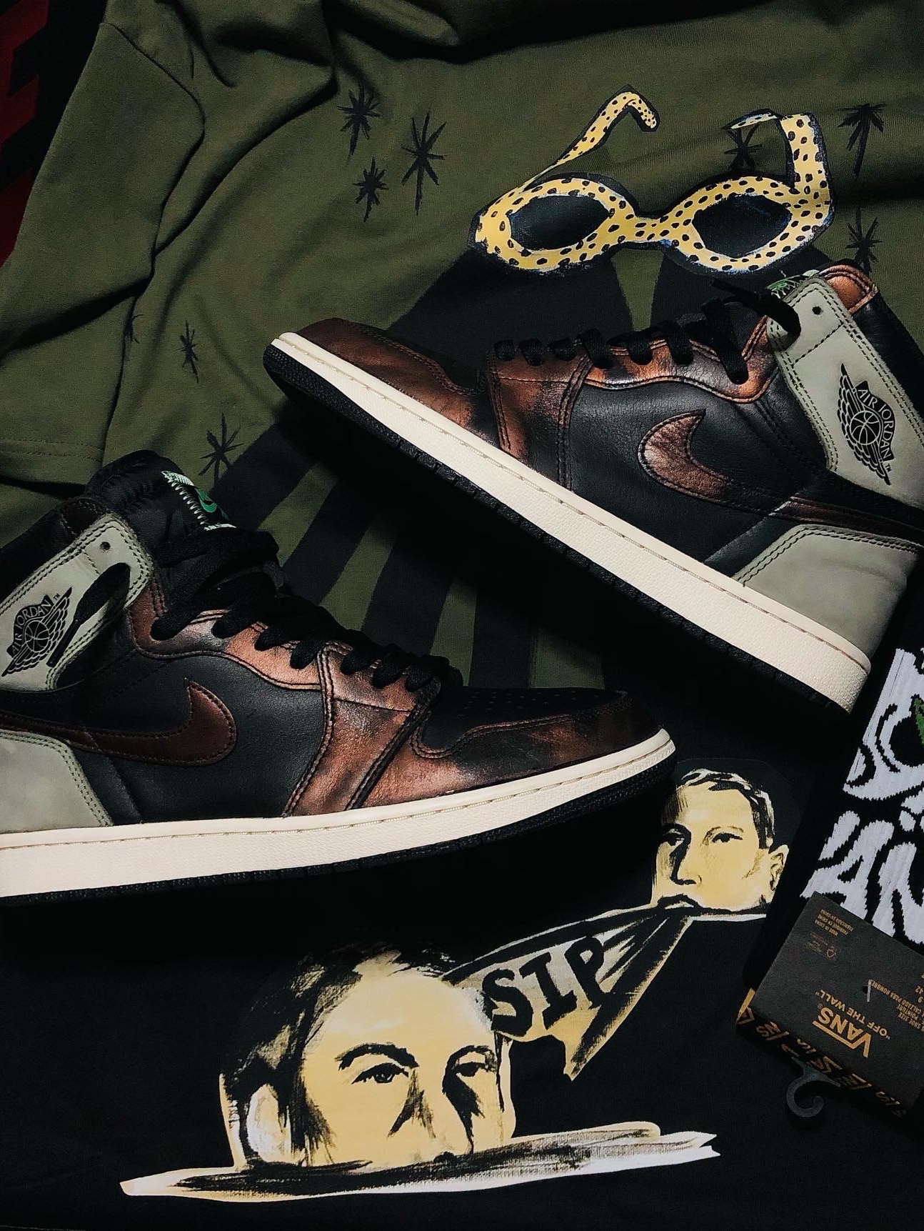 Jordan 1 Retro High OG Rust Shadow 착용 스타일 - 5