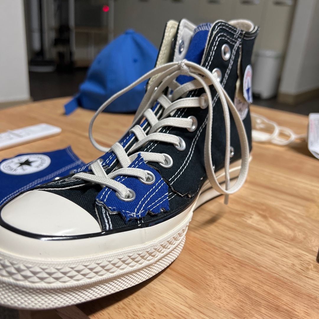 Converse x Ader Error Chuck 70 High White 착용 스타일 - 2