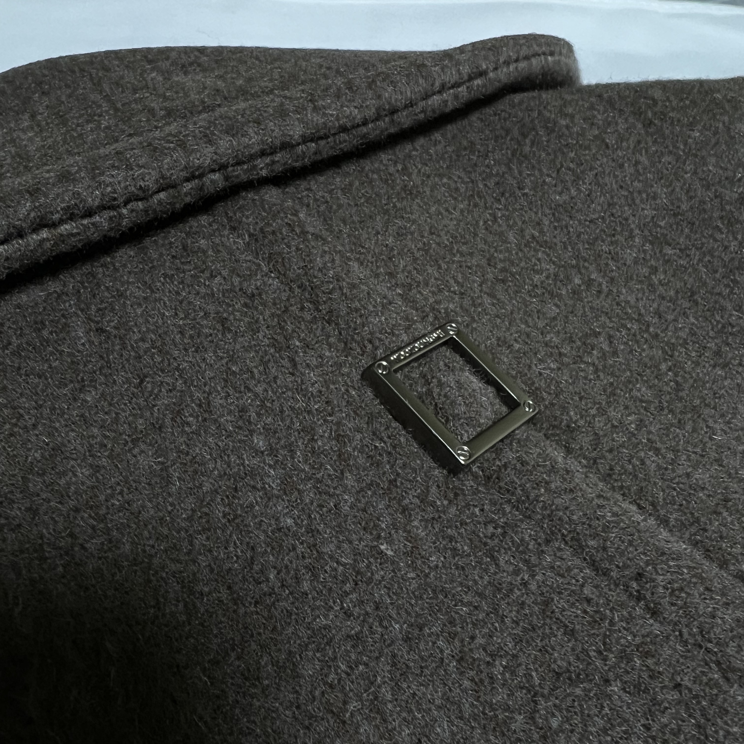 Wooyoungmi Melange Single Coat Black - 22FW 착용 스타일 - 3