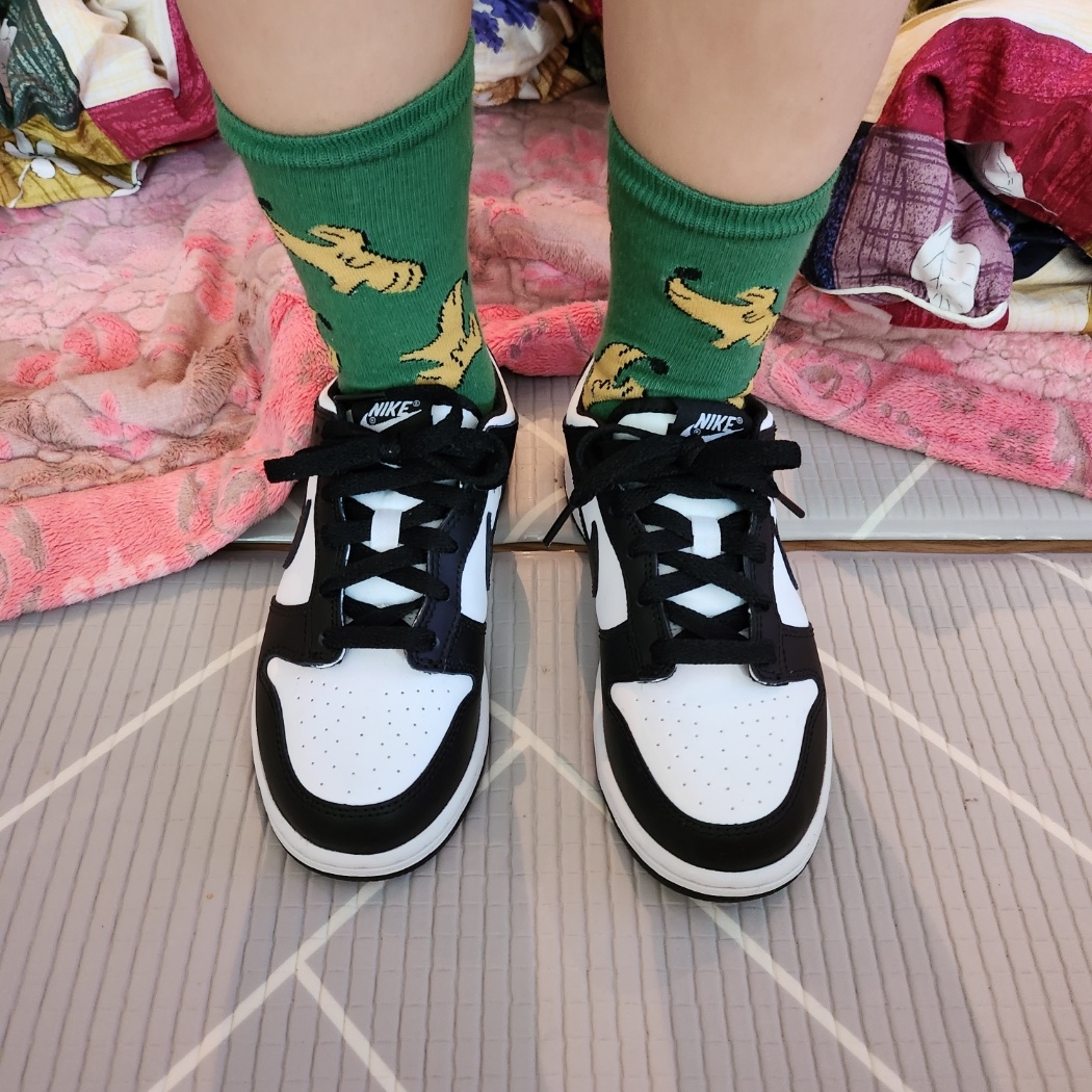 (PS) Nike Dunk Low Black 착용 스타일