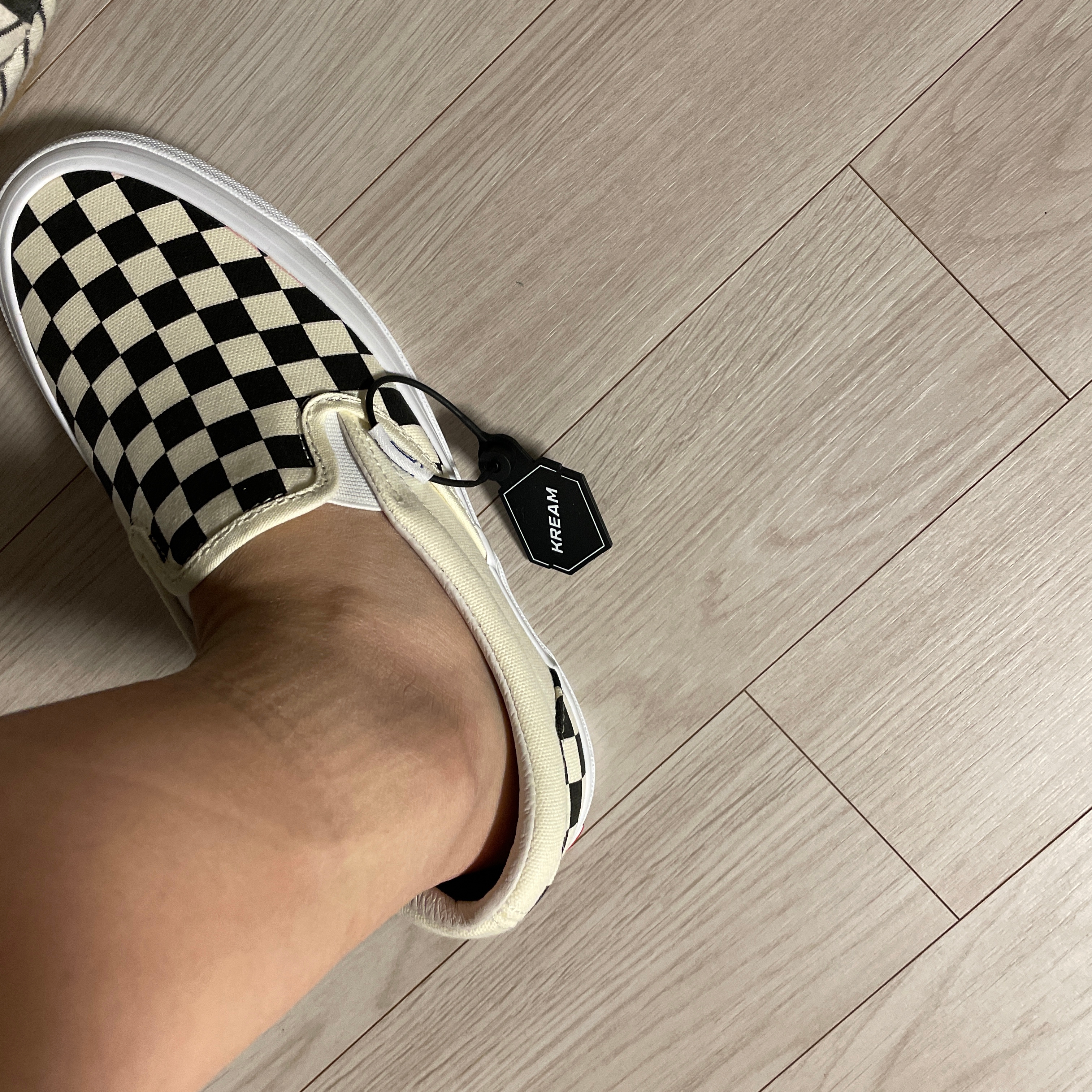 Vans Vault OG Classic Slip-On Checkerboard 착용 스타일