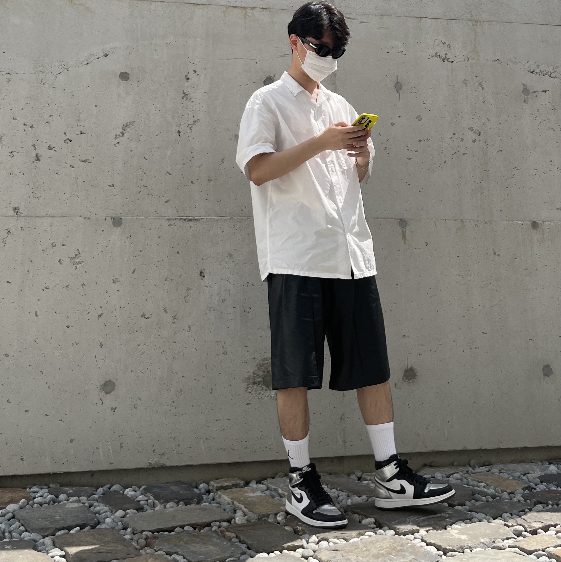 (W) Jordan 1 Retro High OG Silver Toe 착용 스타일 - 3