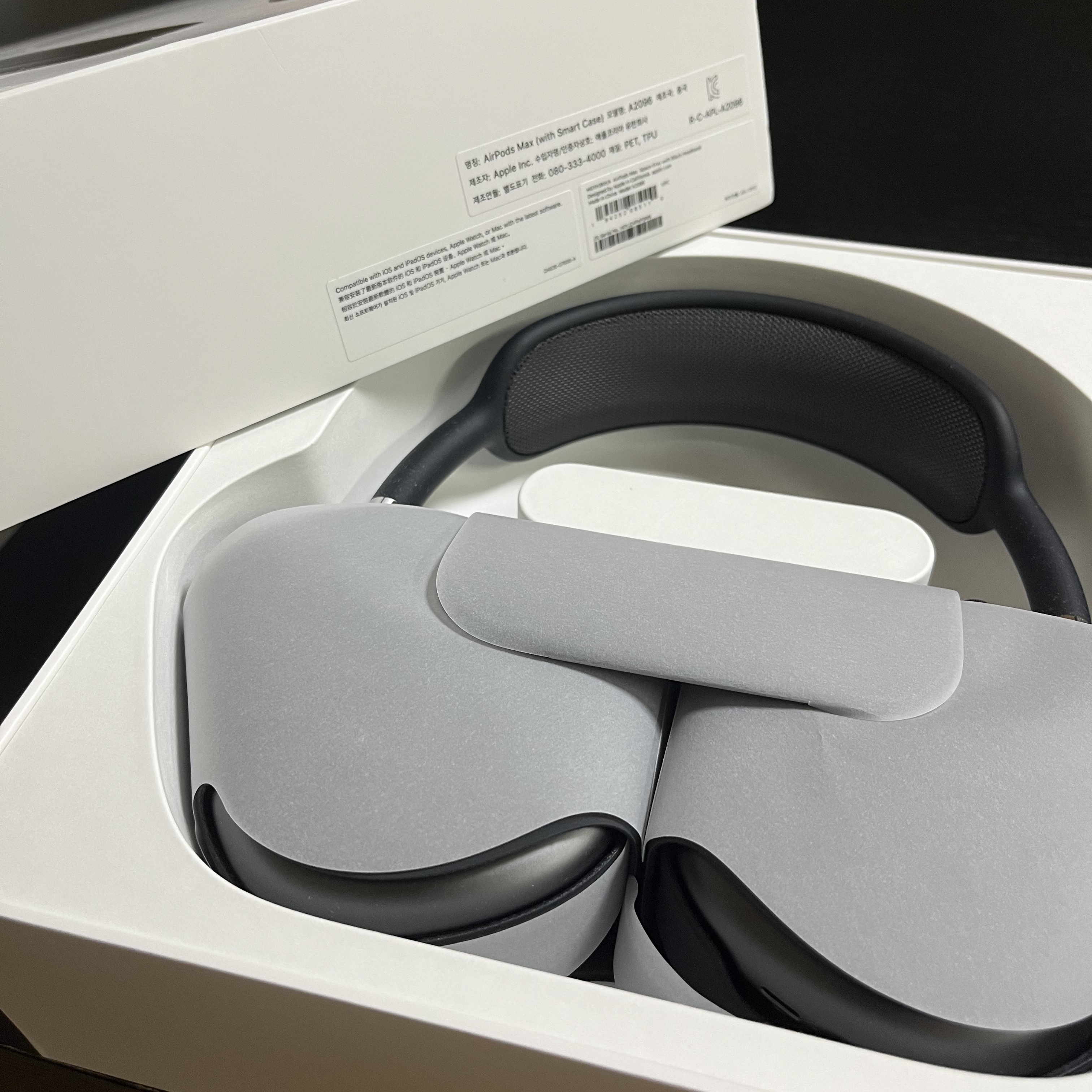 Apple AirPods Max Lightning Space Gray (Korean Ver.) 착용 스타일