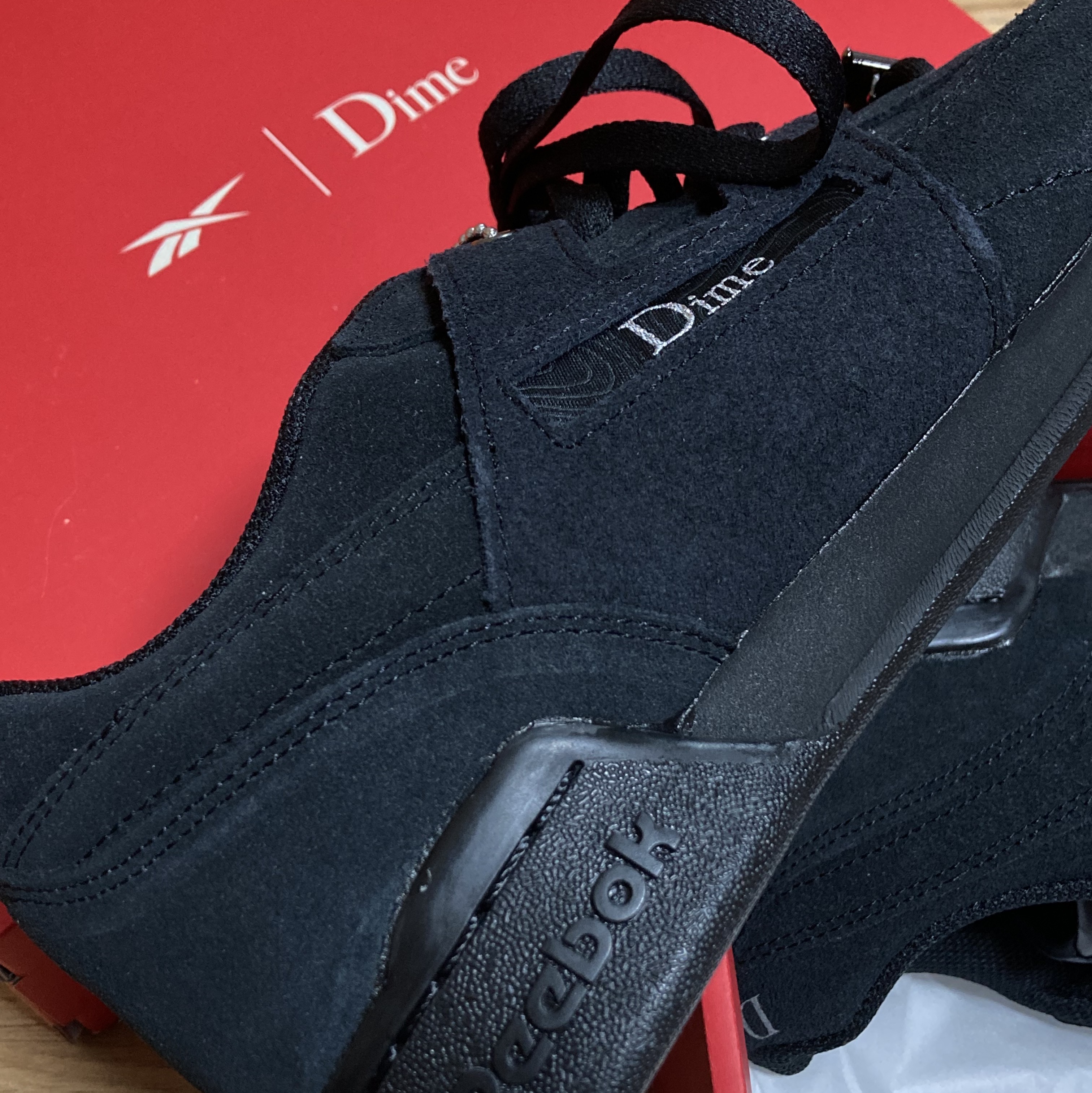 Reebok x Dime Workout Plus Core Black 착용 스타일 - 2